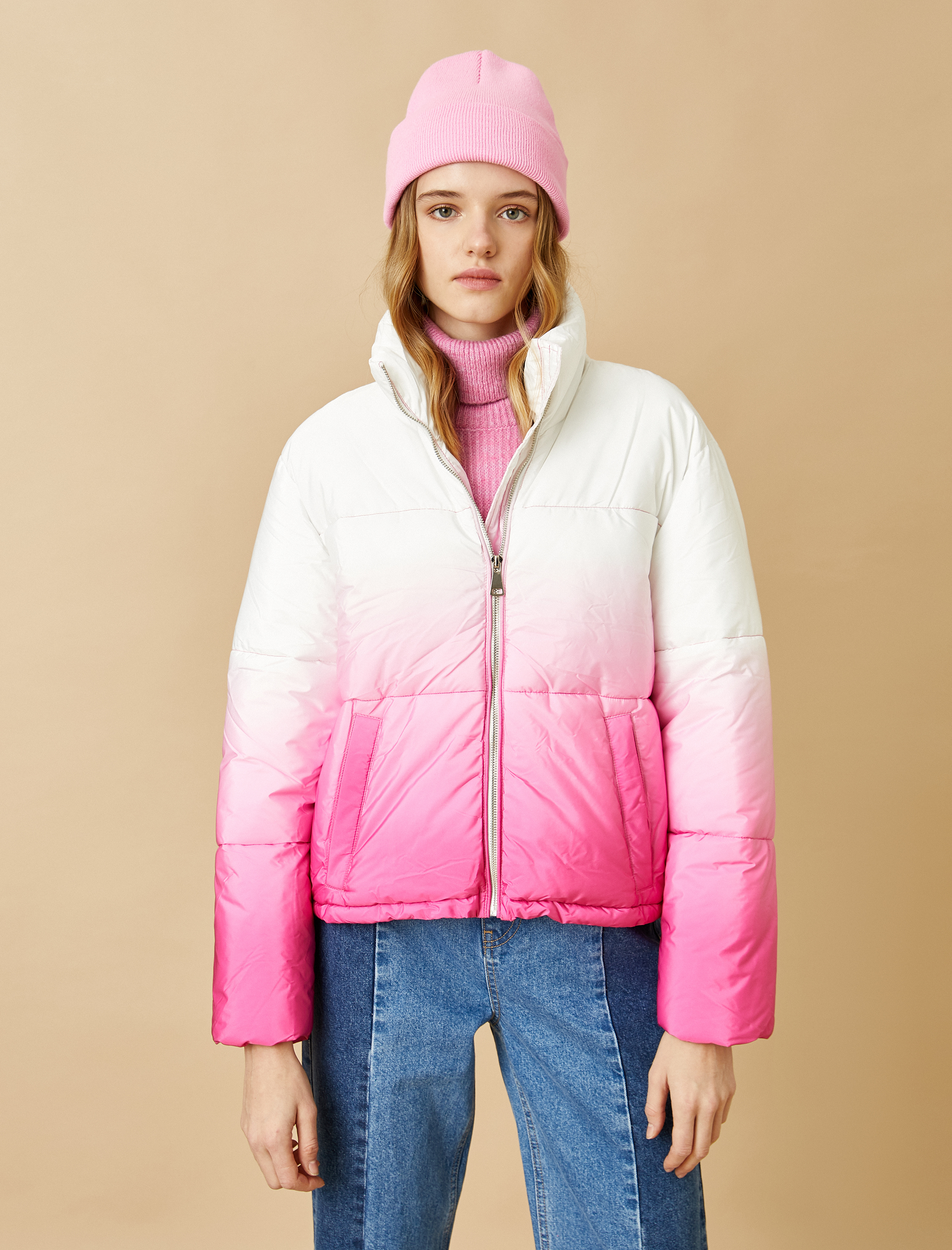 Kapüşonlu Şişme Mont