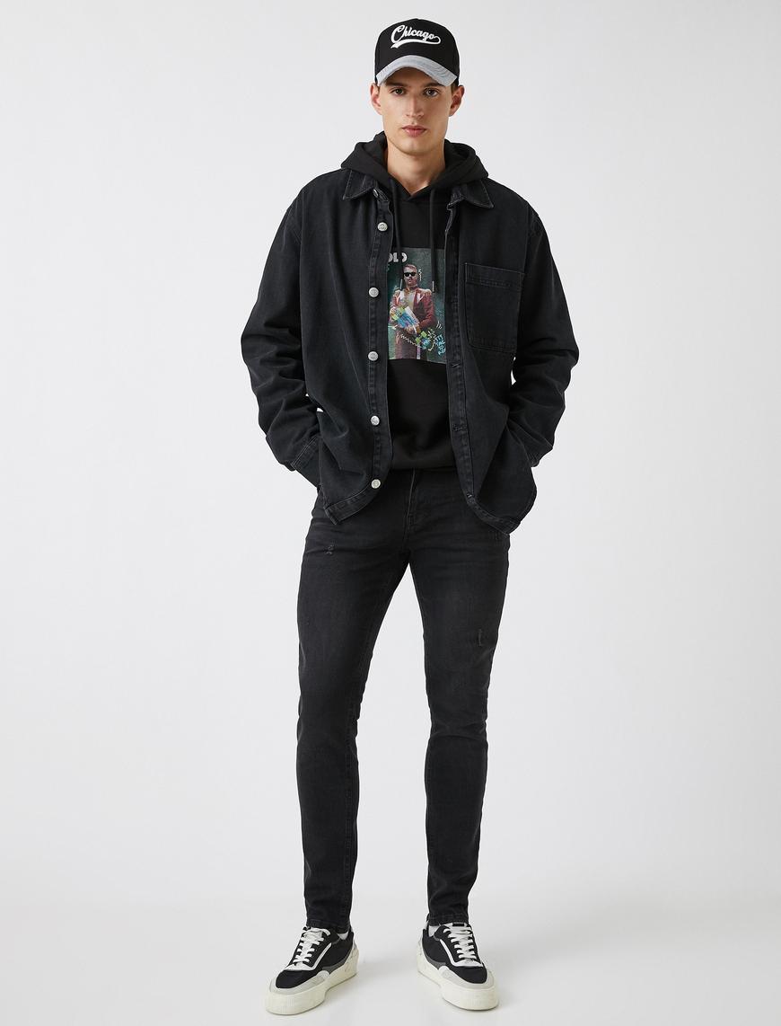   Skinny Fit Kot Pantolon - Michael Jean