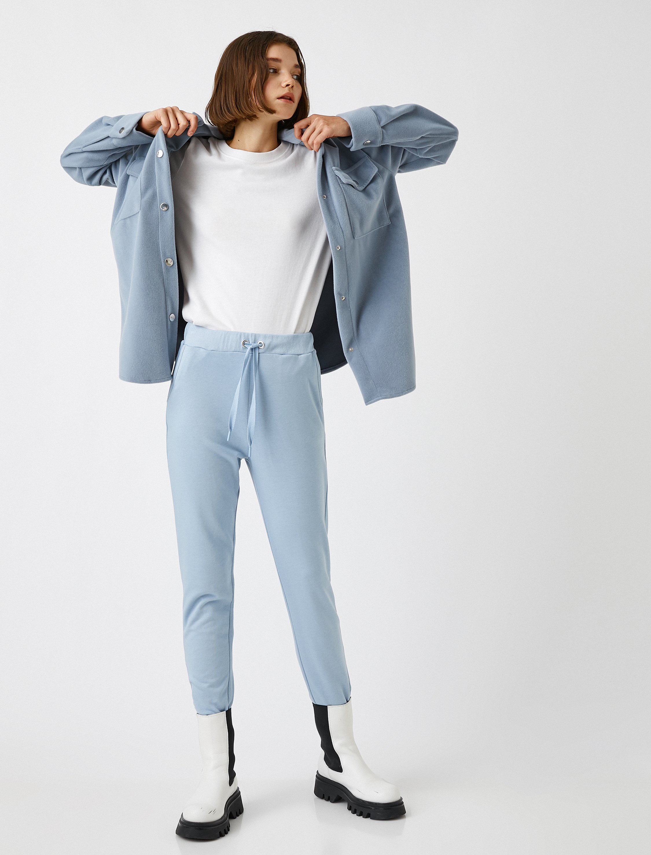   Eşofman Altı Beli Bağlamalı Cepli