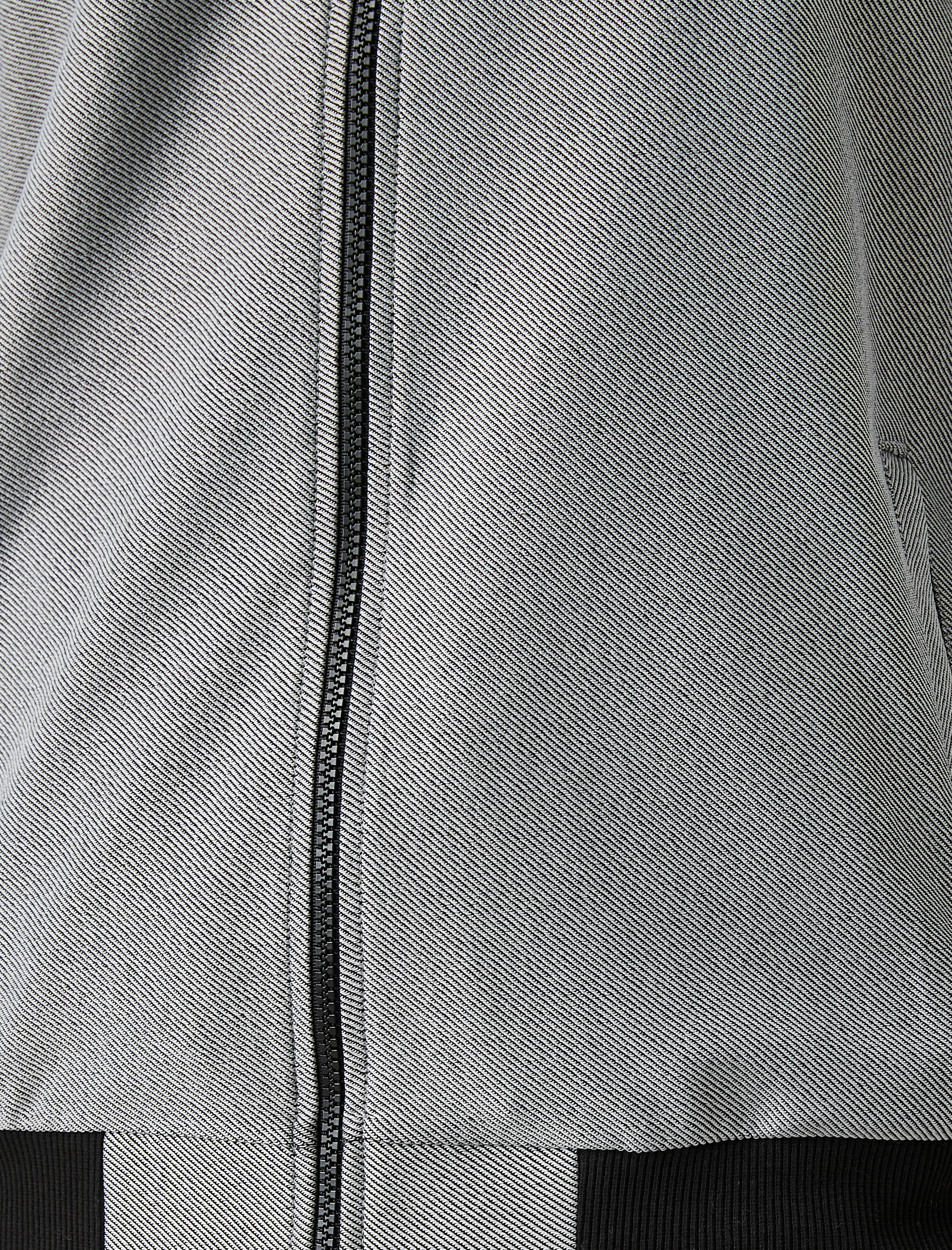   Fermuarlı Bomber Ceket Sweatshirt