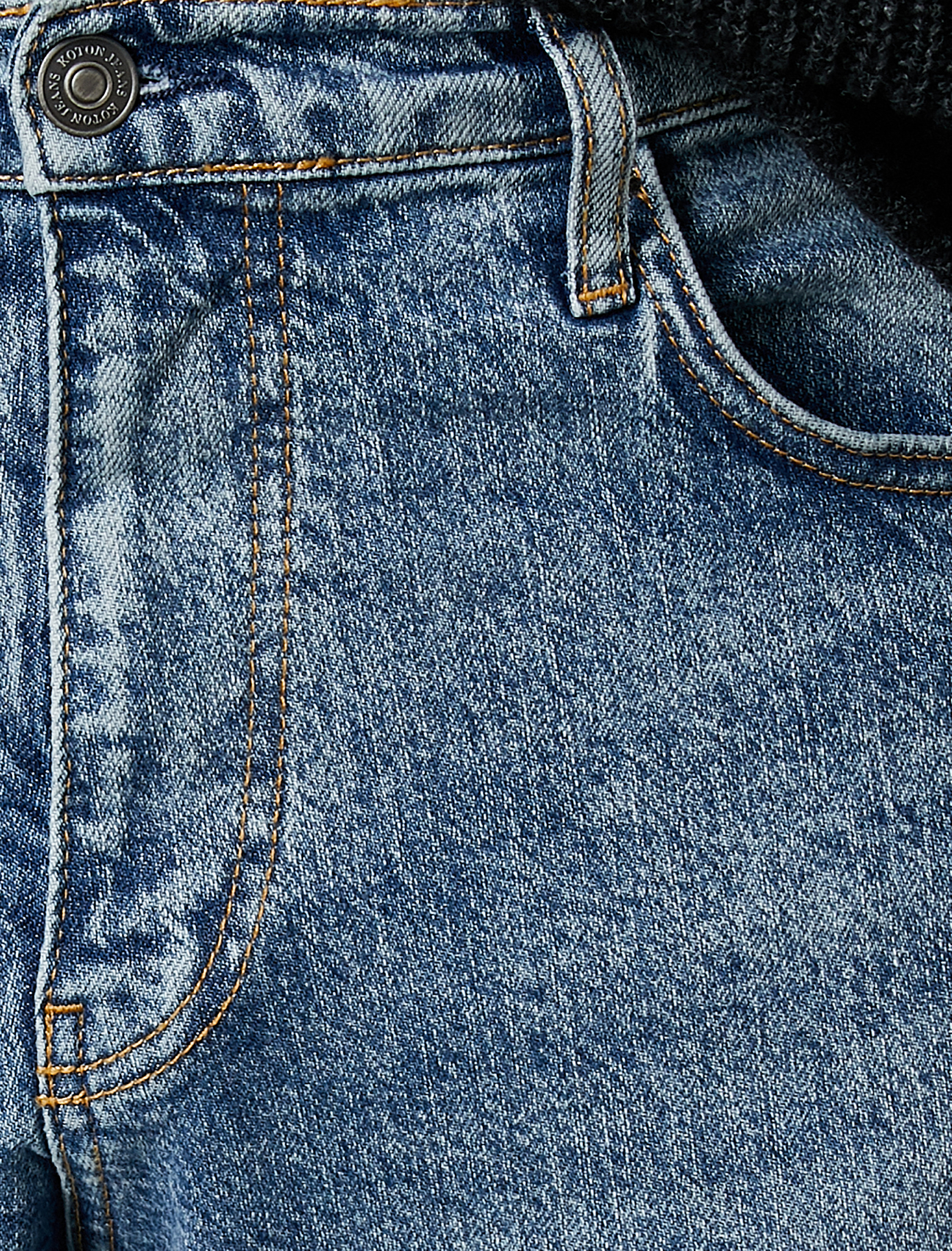   Tapered Fit Taşlamalı Kot Pantolon - Joe Jean