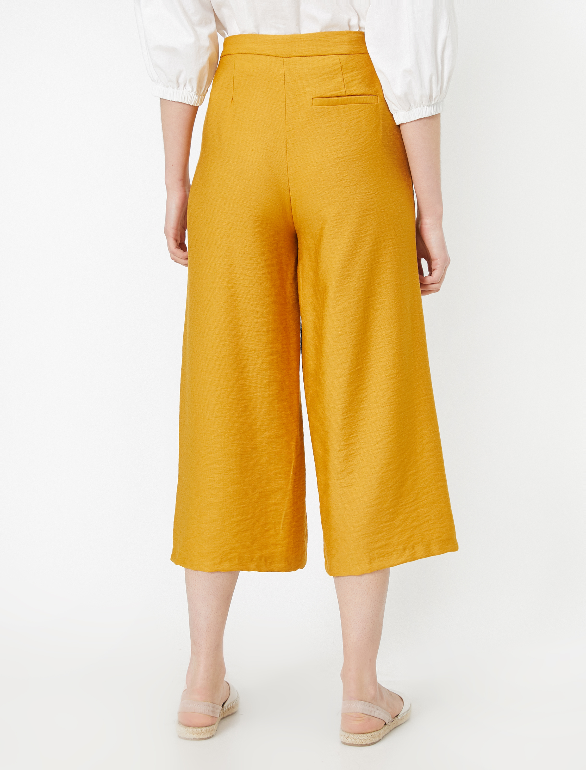   Normal Bel Kanvas Culotte Pantolon