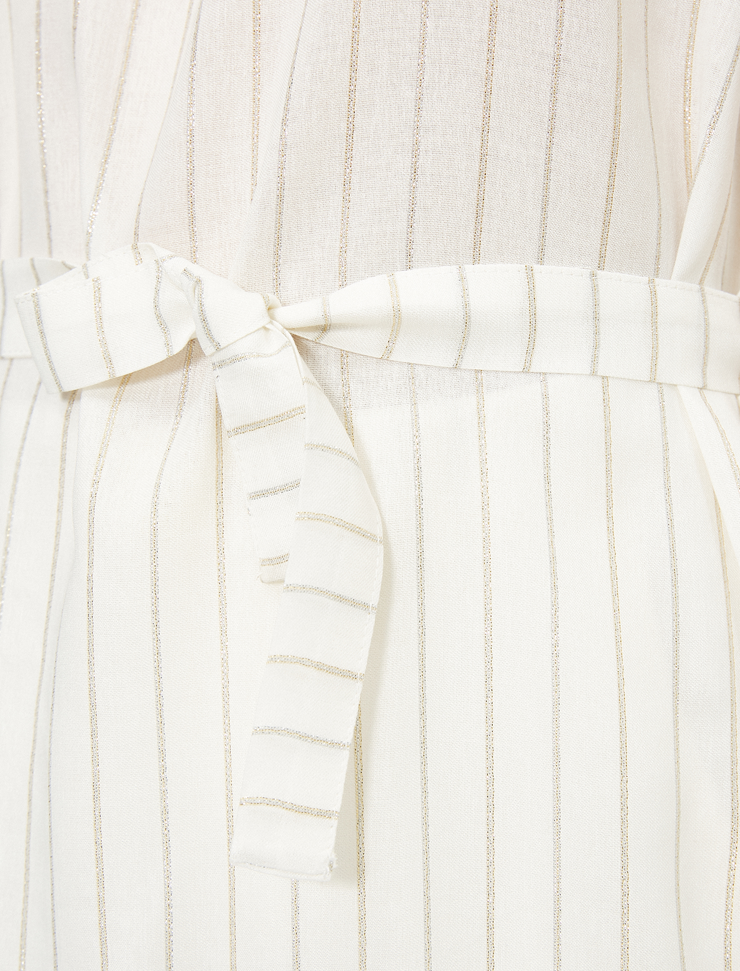   Yaka Bağlama Detaylı Kısa Kollu Bluz