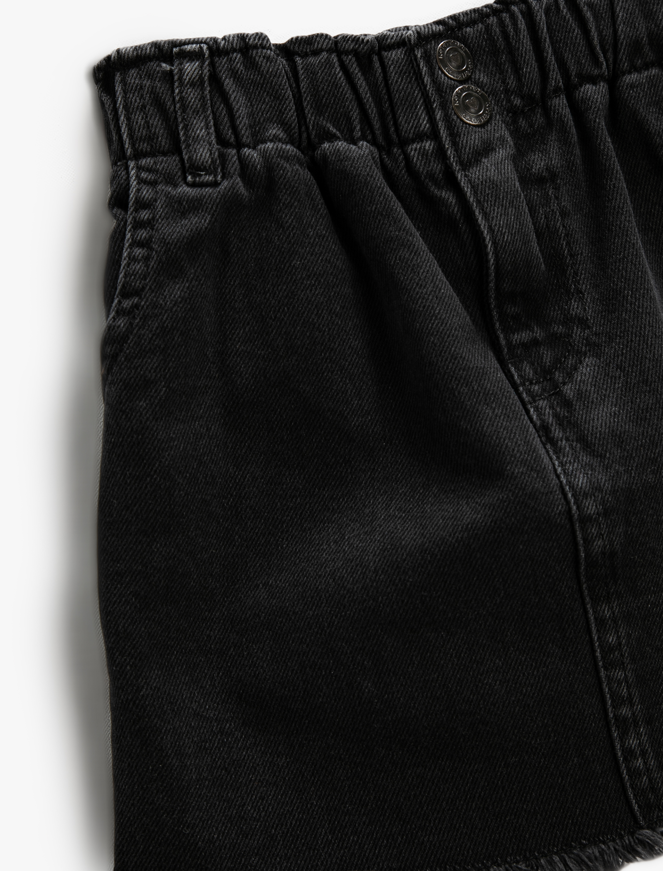  Kız Çocuk Pamuklu Kot Etek Beli Lastikli