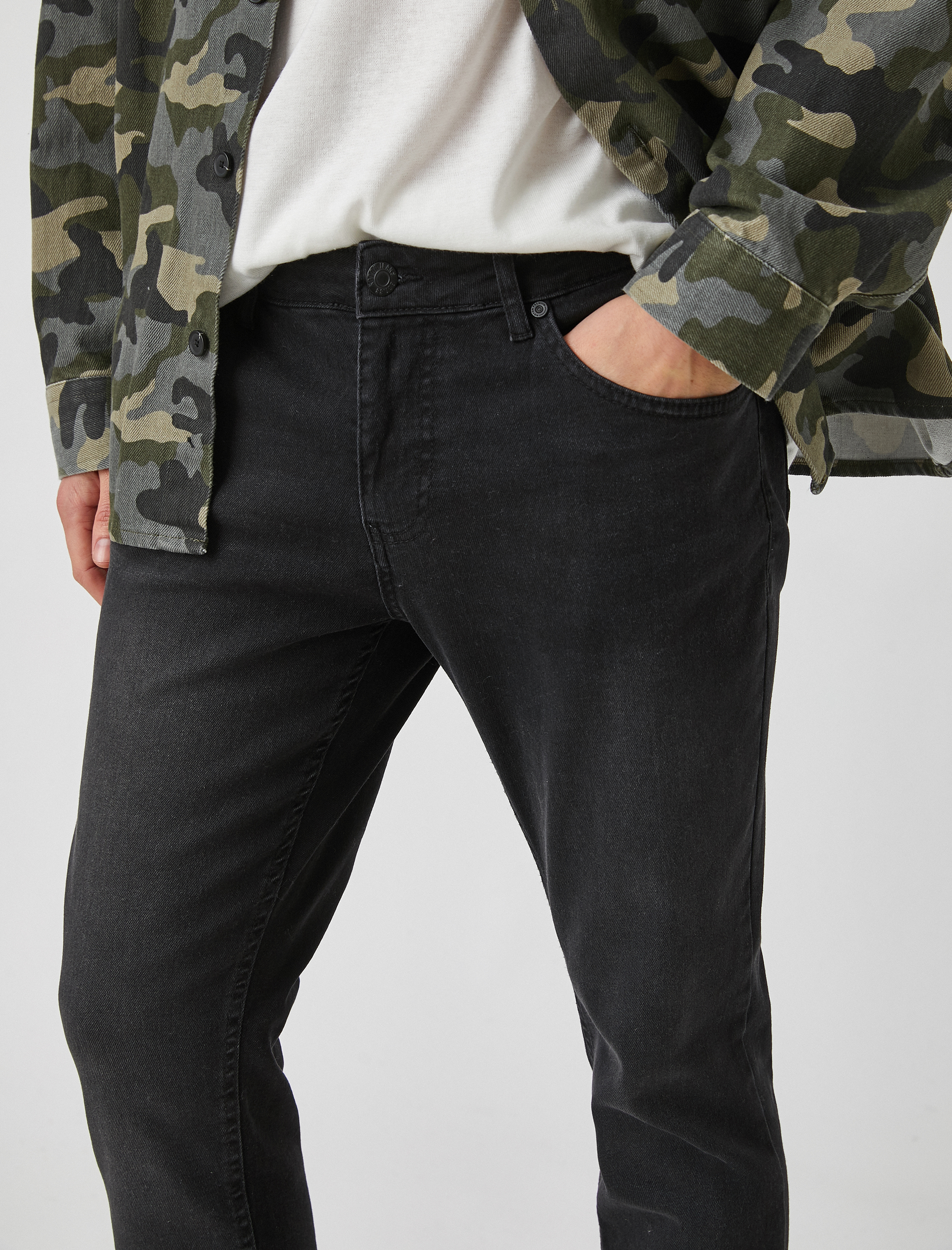   Skinny Fit Kot Pantolon - Michael Jean