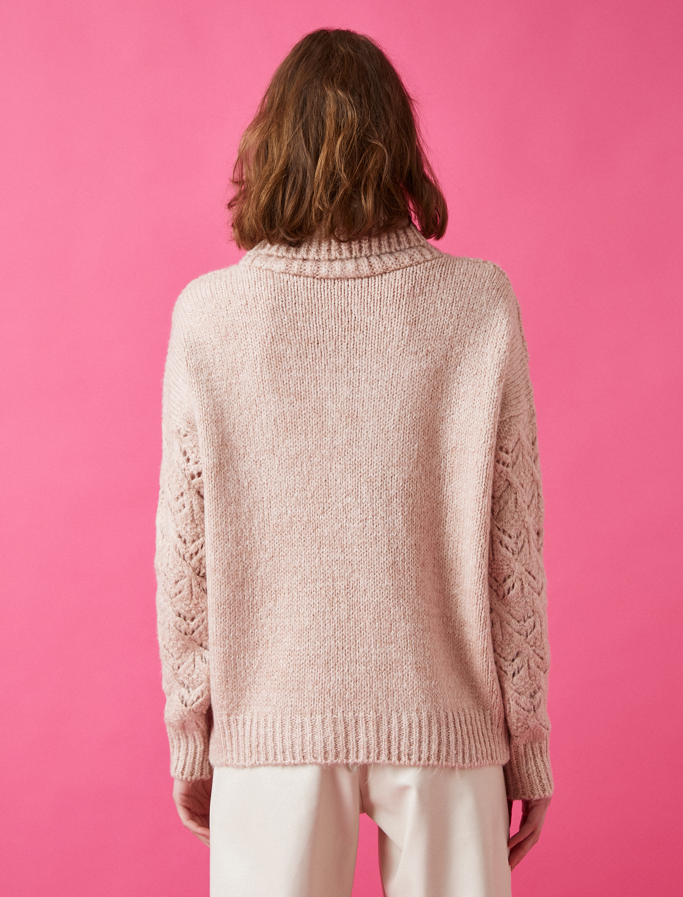   Balıkçı Yaka Uzun Kollu Triko Kazak