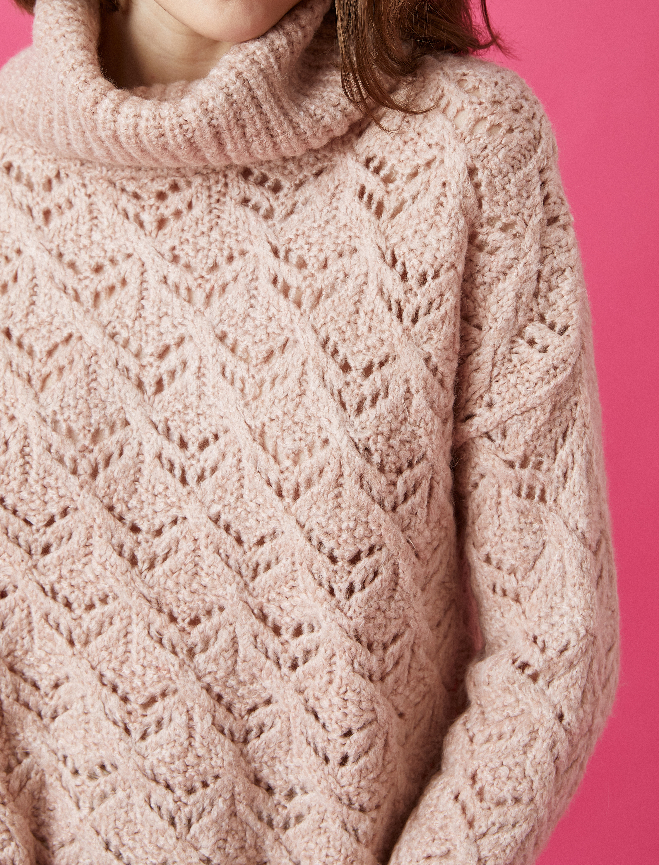   Balıkçı Yaka Uzun Kollu Triko Kazak