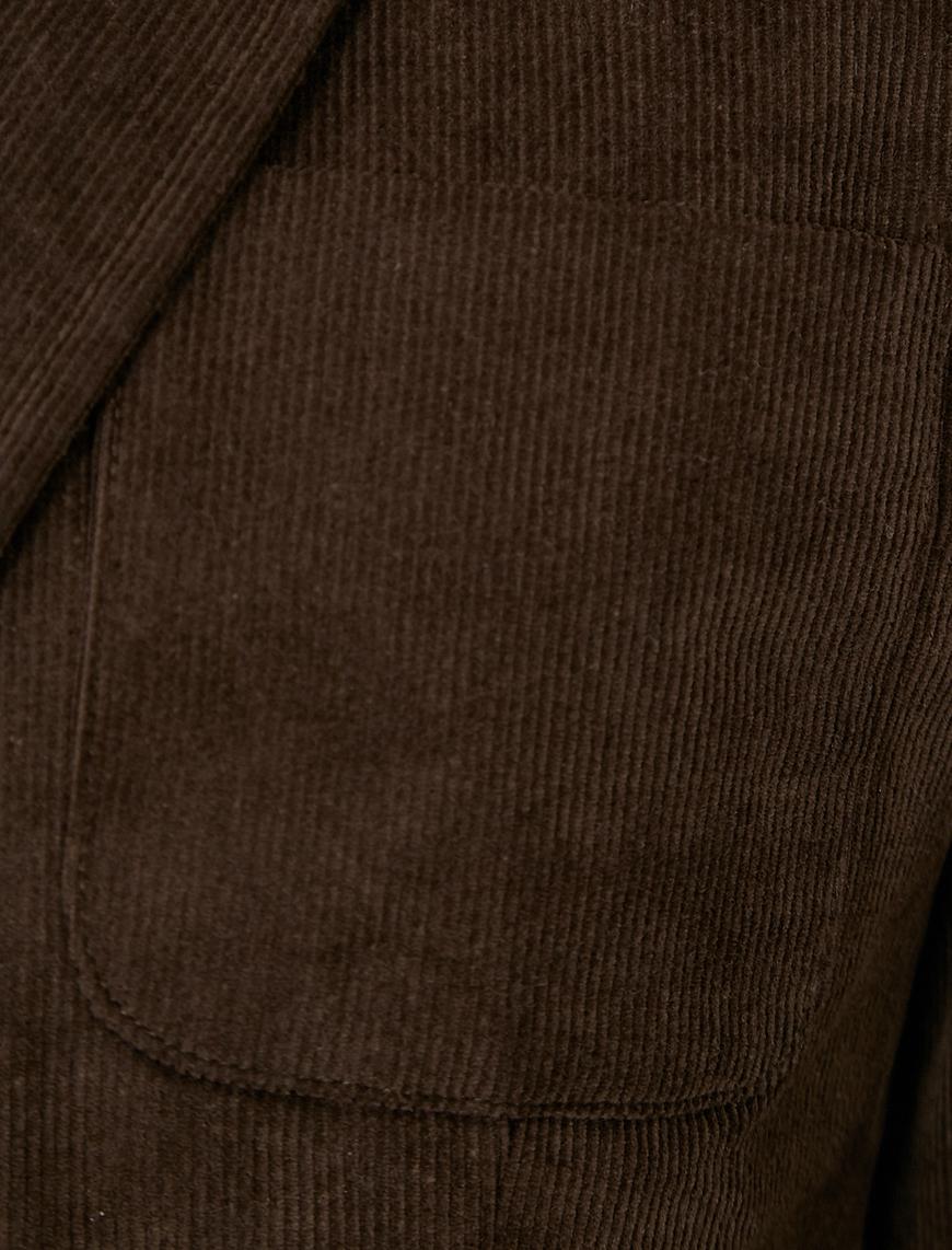   Düğme Detaylı Blazer Ceket