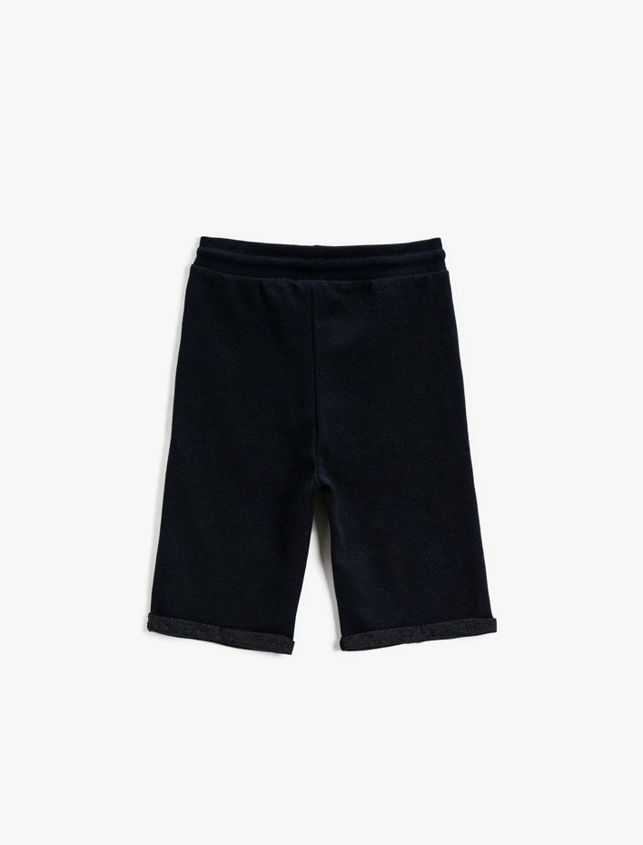 Erkek Çocuk Belden Bağlamalı Şort