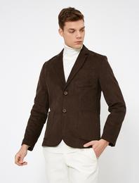 Düğme Detaylı Blazer Ceket