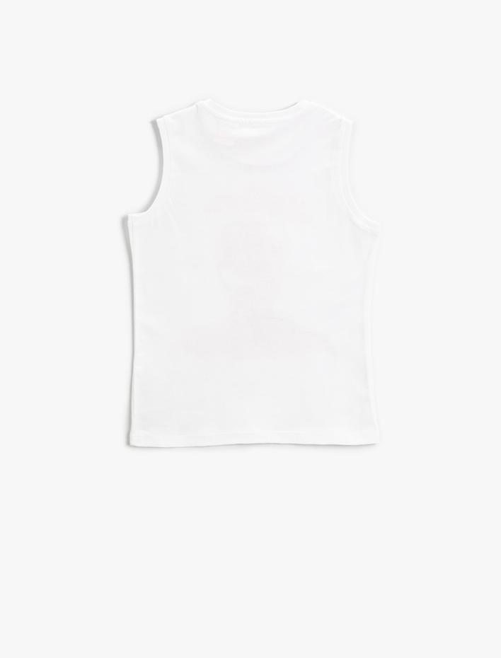 Erkek Çocuk Spiderman Baskılı Lisanslı Atlet Bisiklet Yaka  Pamuklu