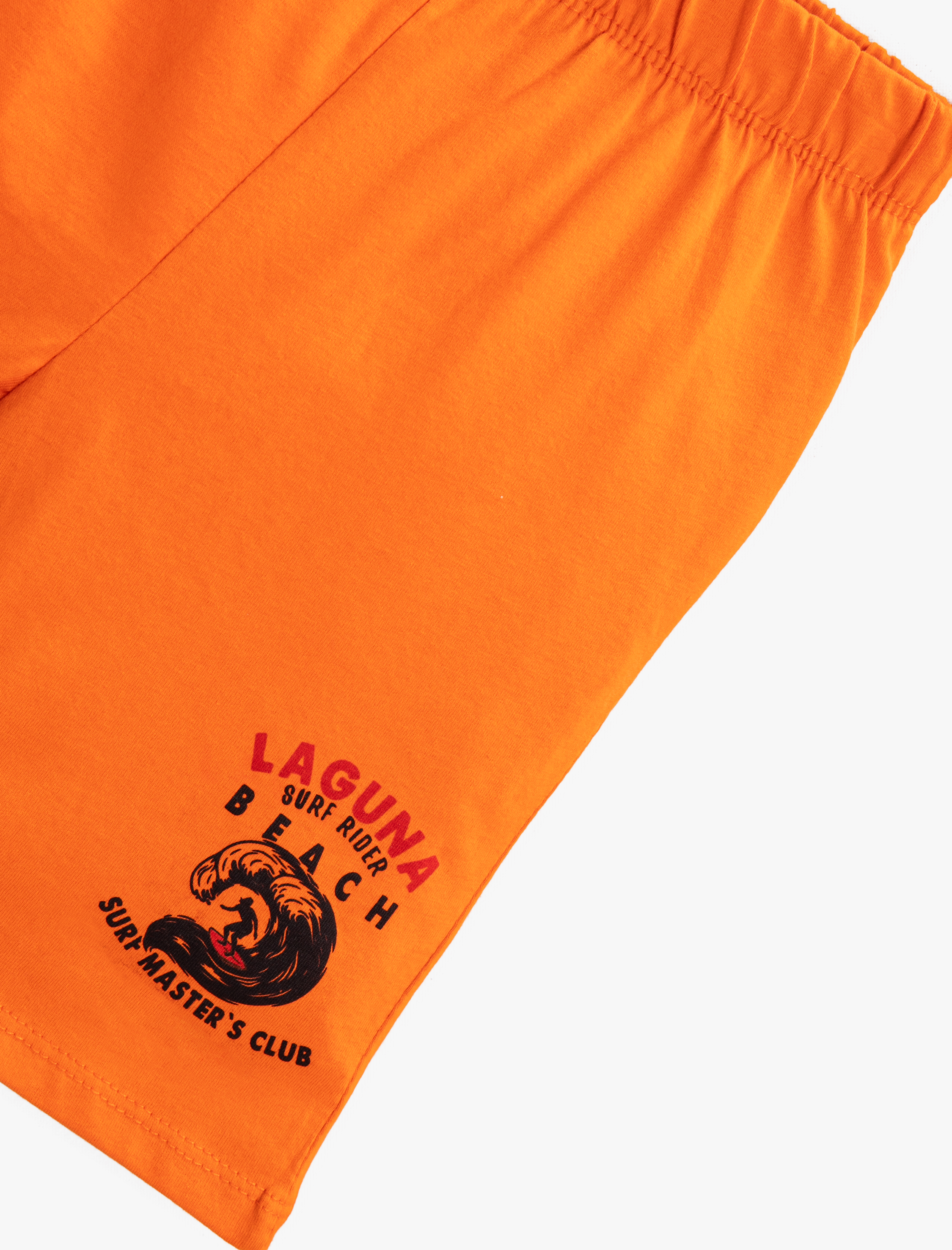  Erkek Çocuk Sörf Baskılı Şort Pamuklu