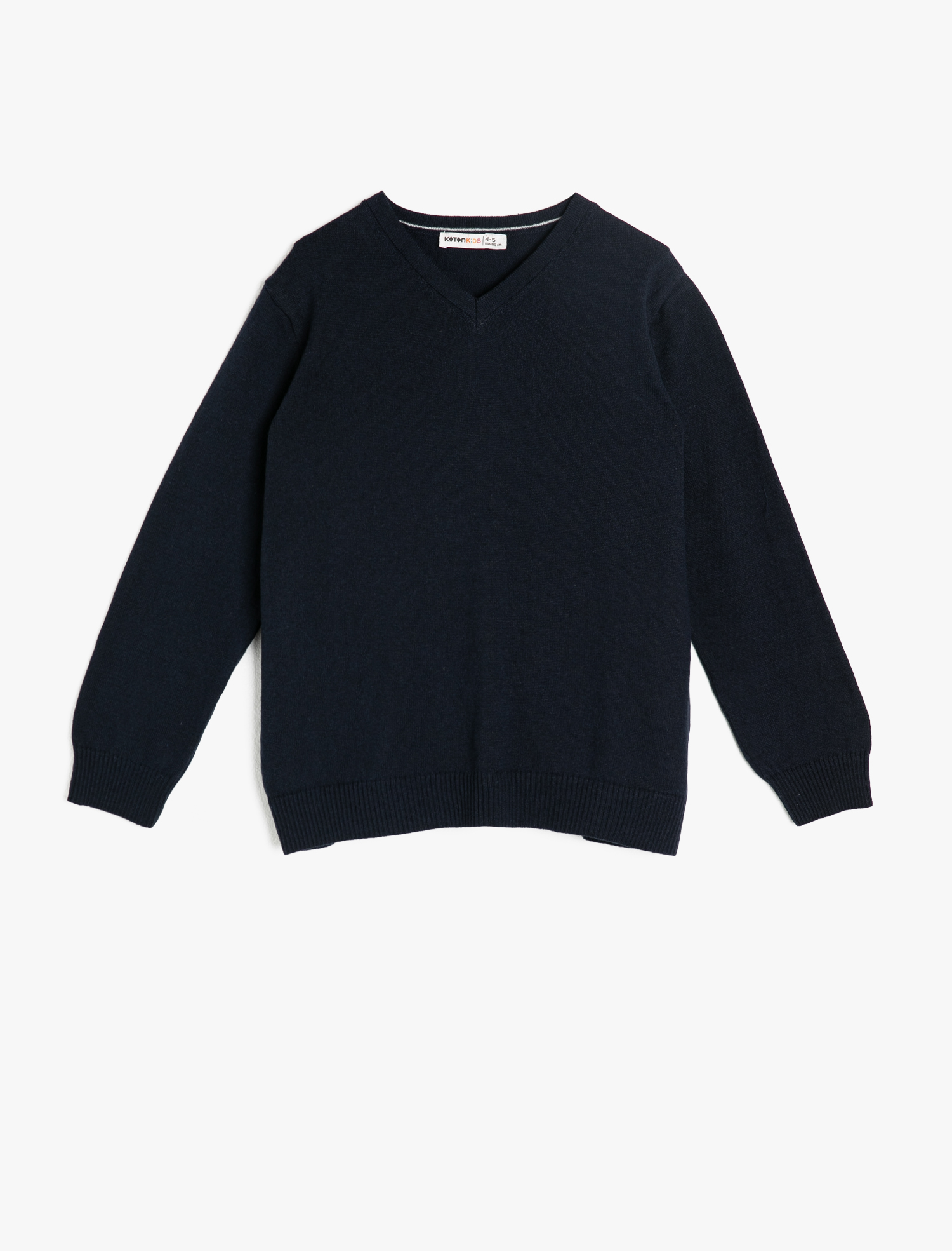  Erkek Çocuk V Yaka Triko Kazak