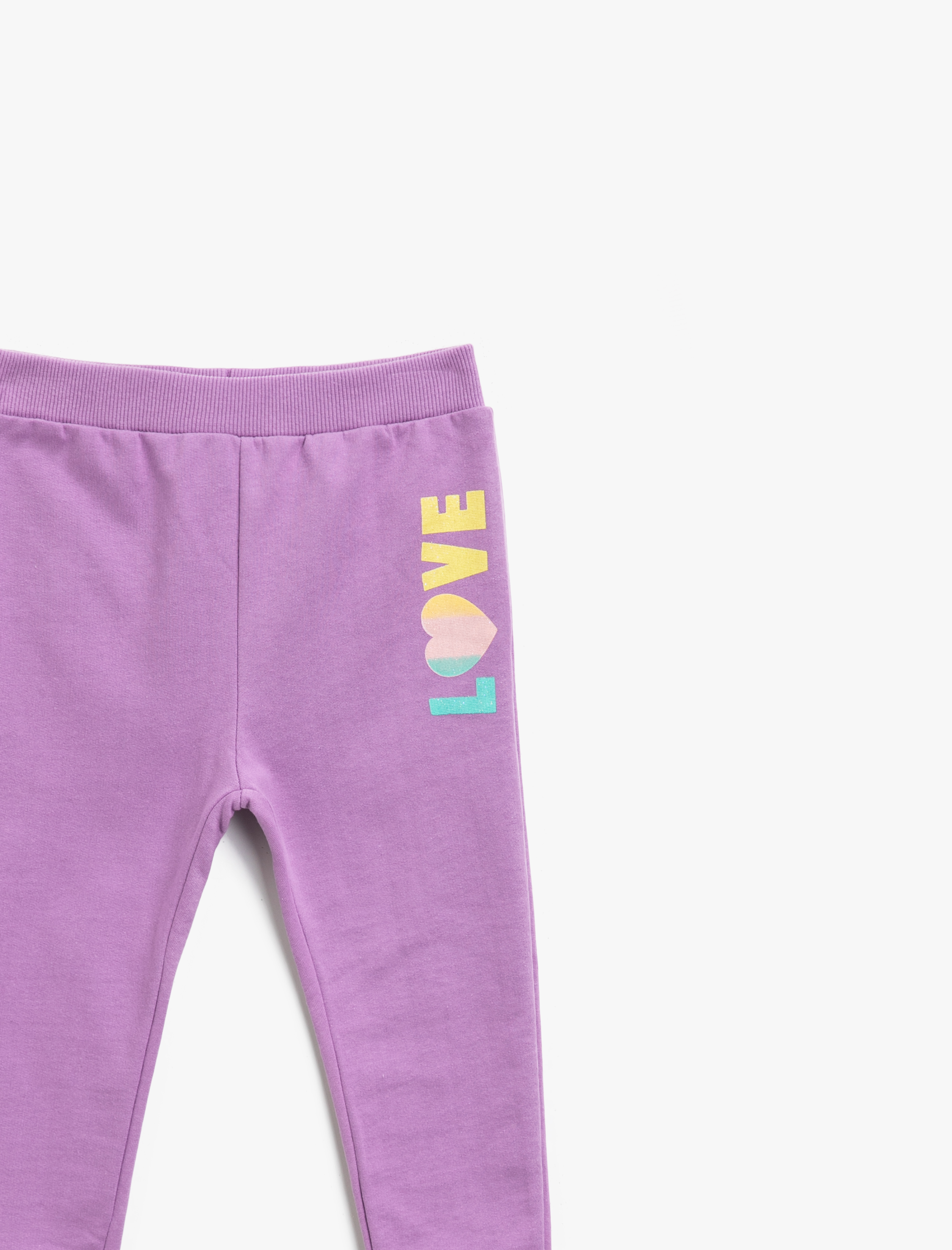  Kız Bebek Pamuklu Baskılı Eşofman Altı