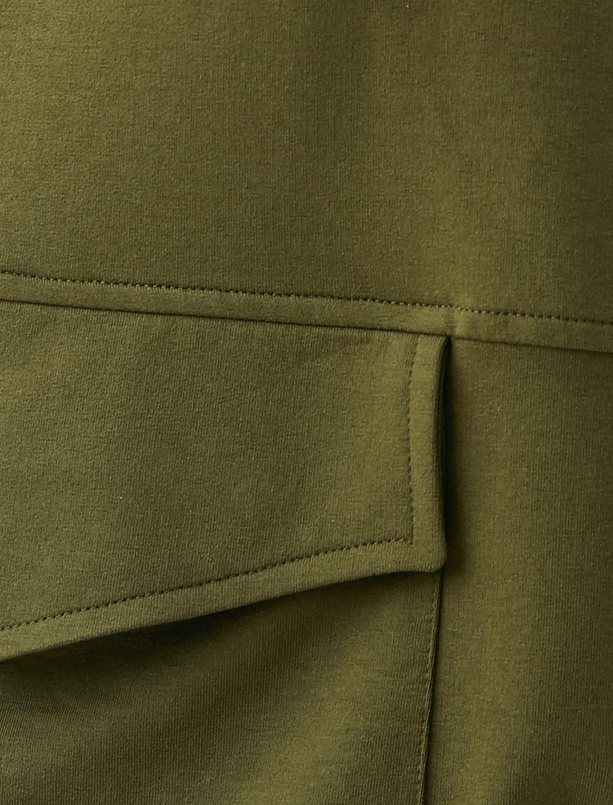   Kapüşonlu Pamuklu Sweatshirt