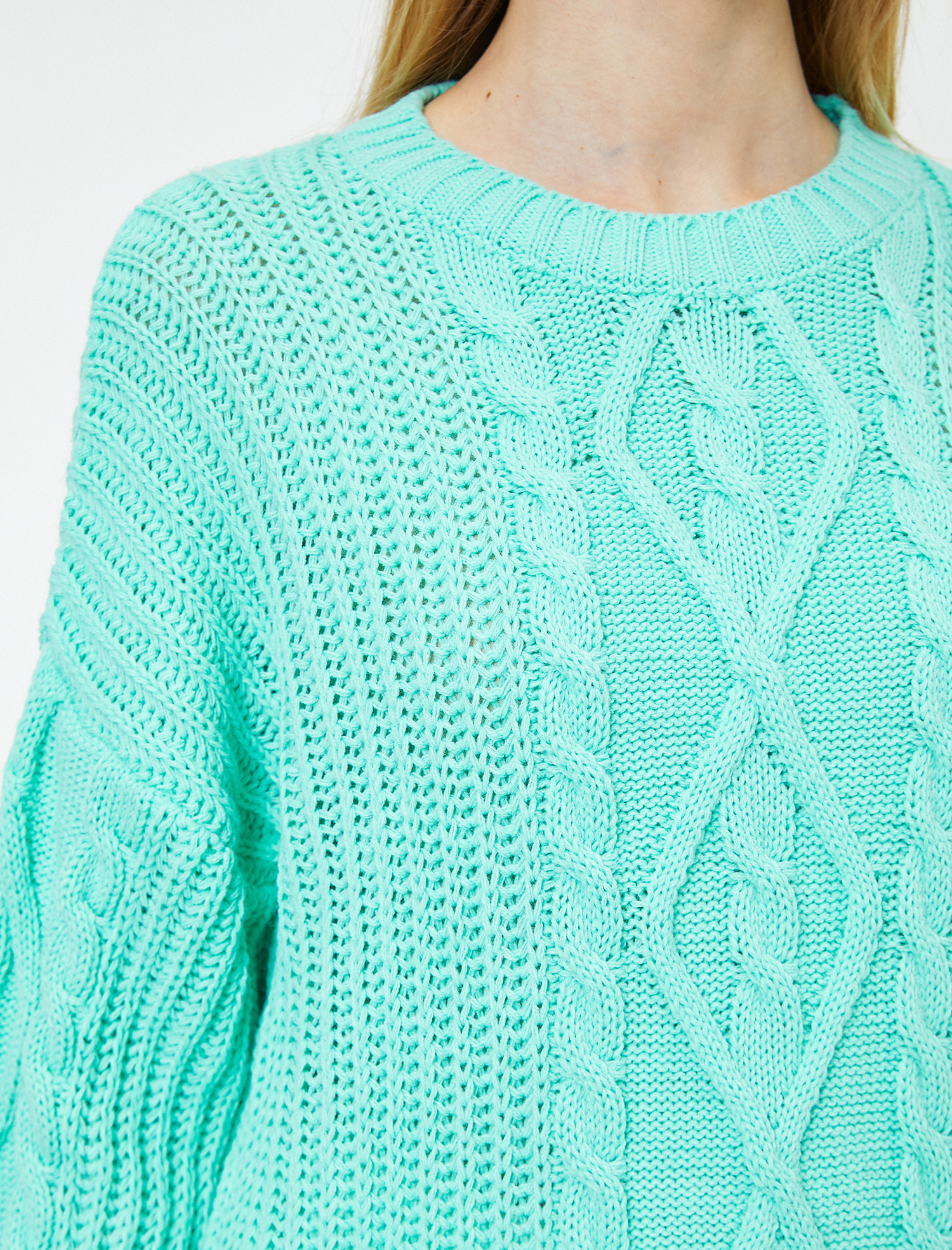   Örgülü Triko Kazak