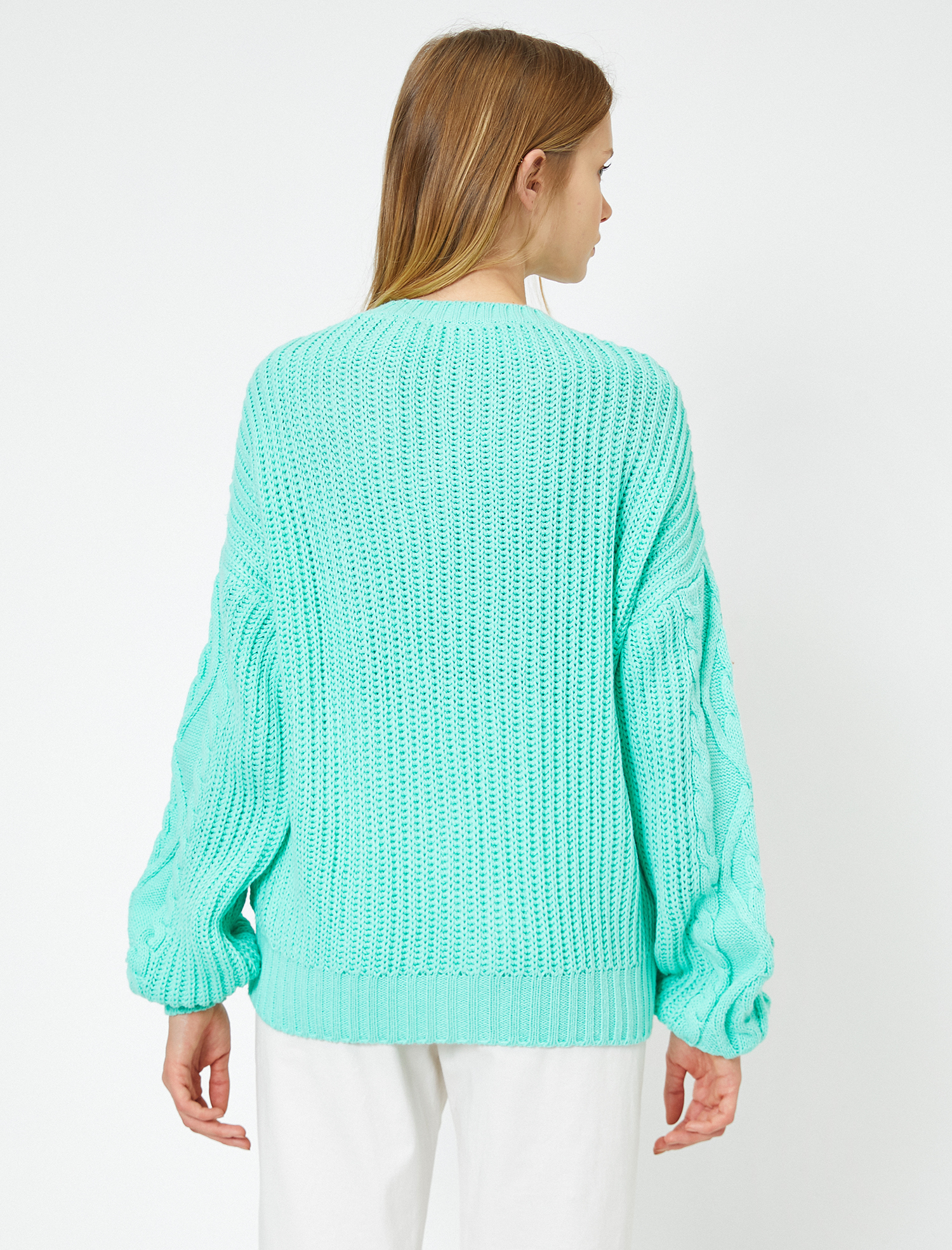   Örgülü Triko Kazak