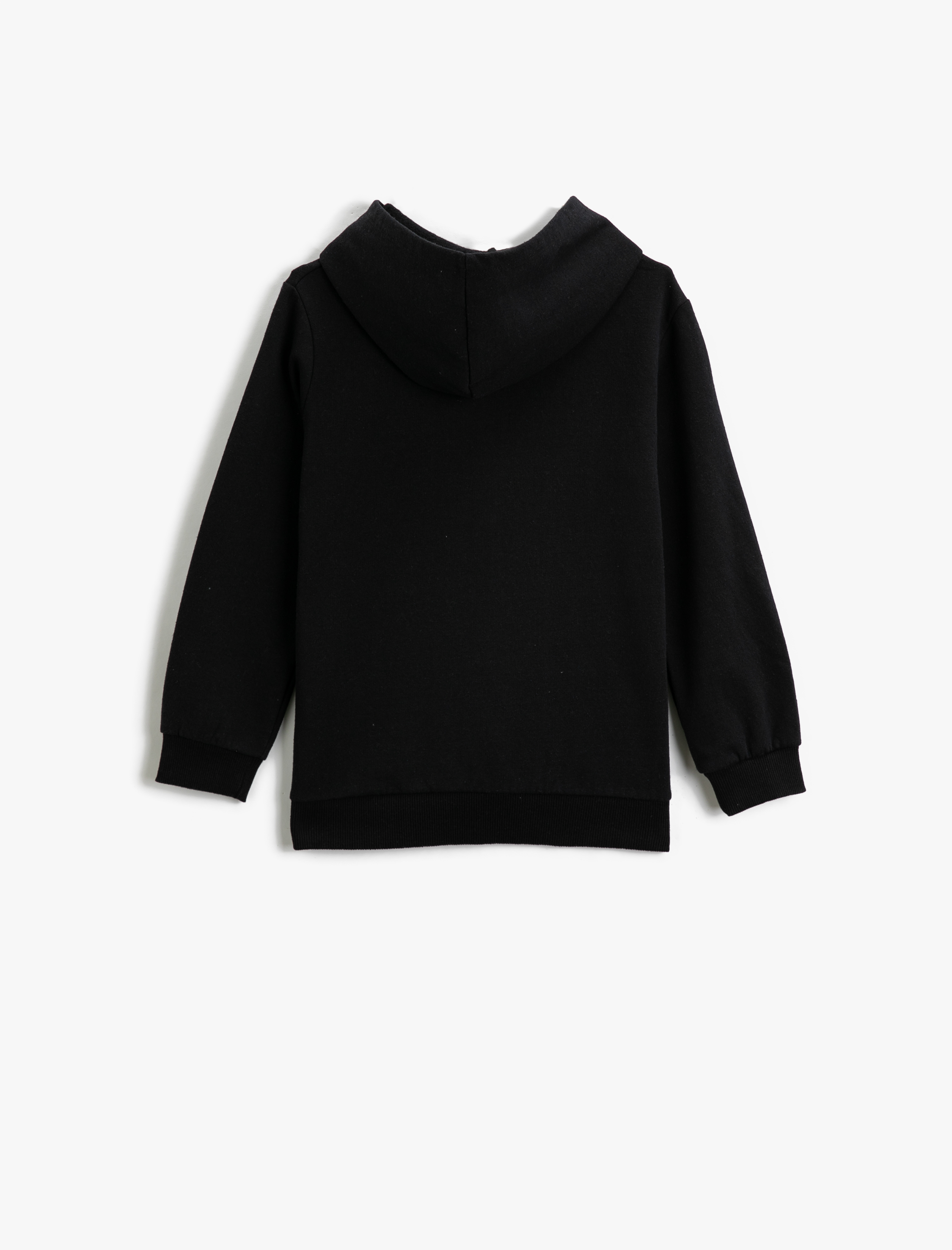  Erkek Çocuk Kapüşonlu Fermuarlı Basic Sweatshirt