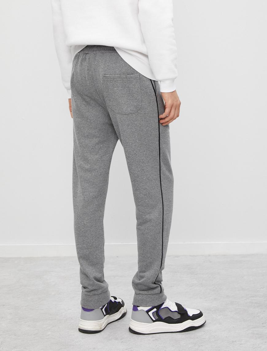   Cepli Şeritli Jogger Eşofman Altı