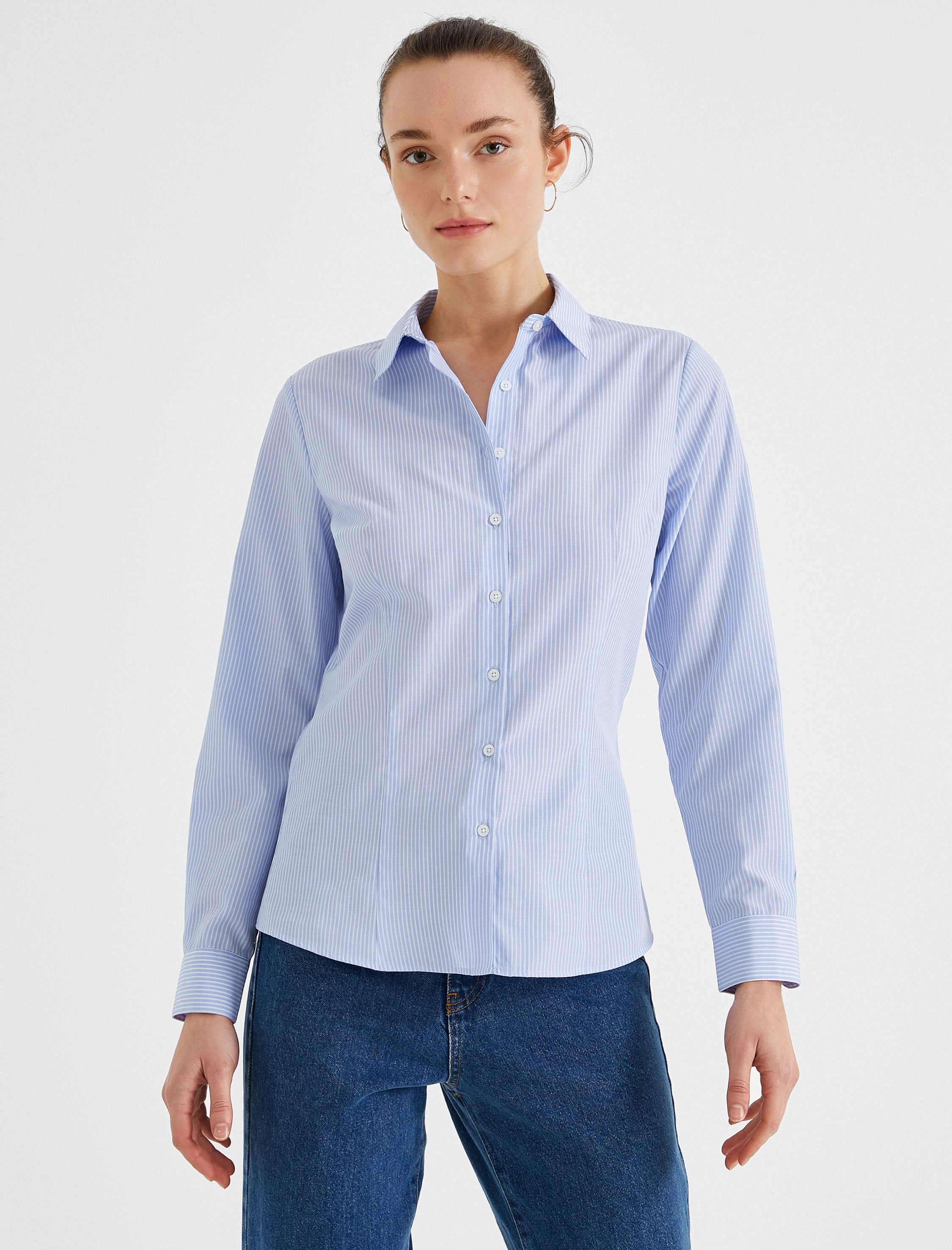   Çizgili Gömlek Pamuklu