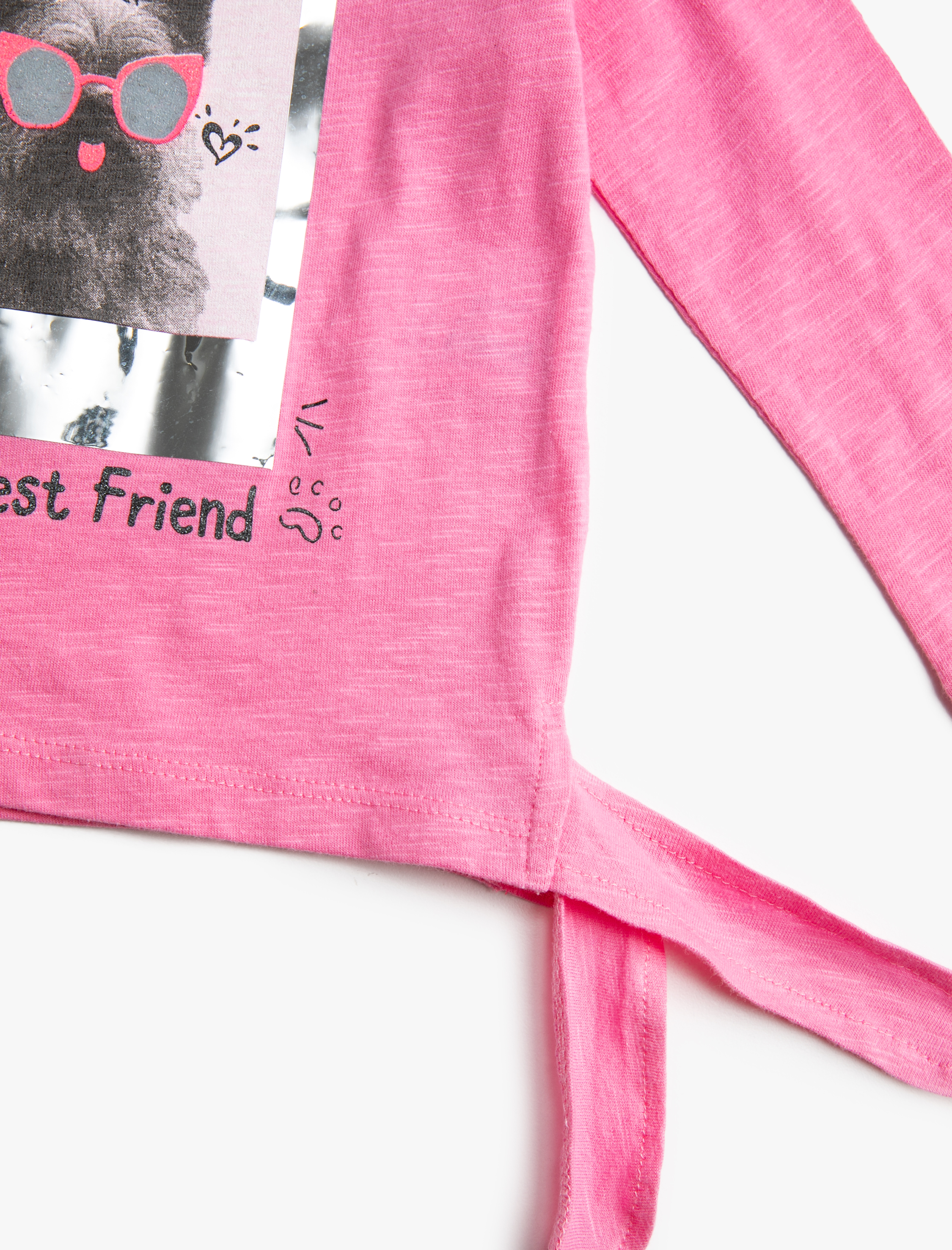  Kız Bebek Yazılı Baskılı Tişört