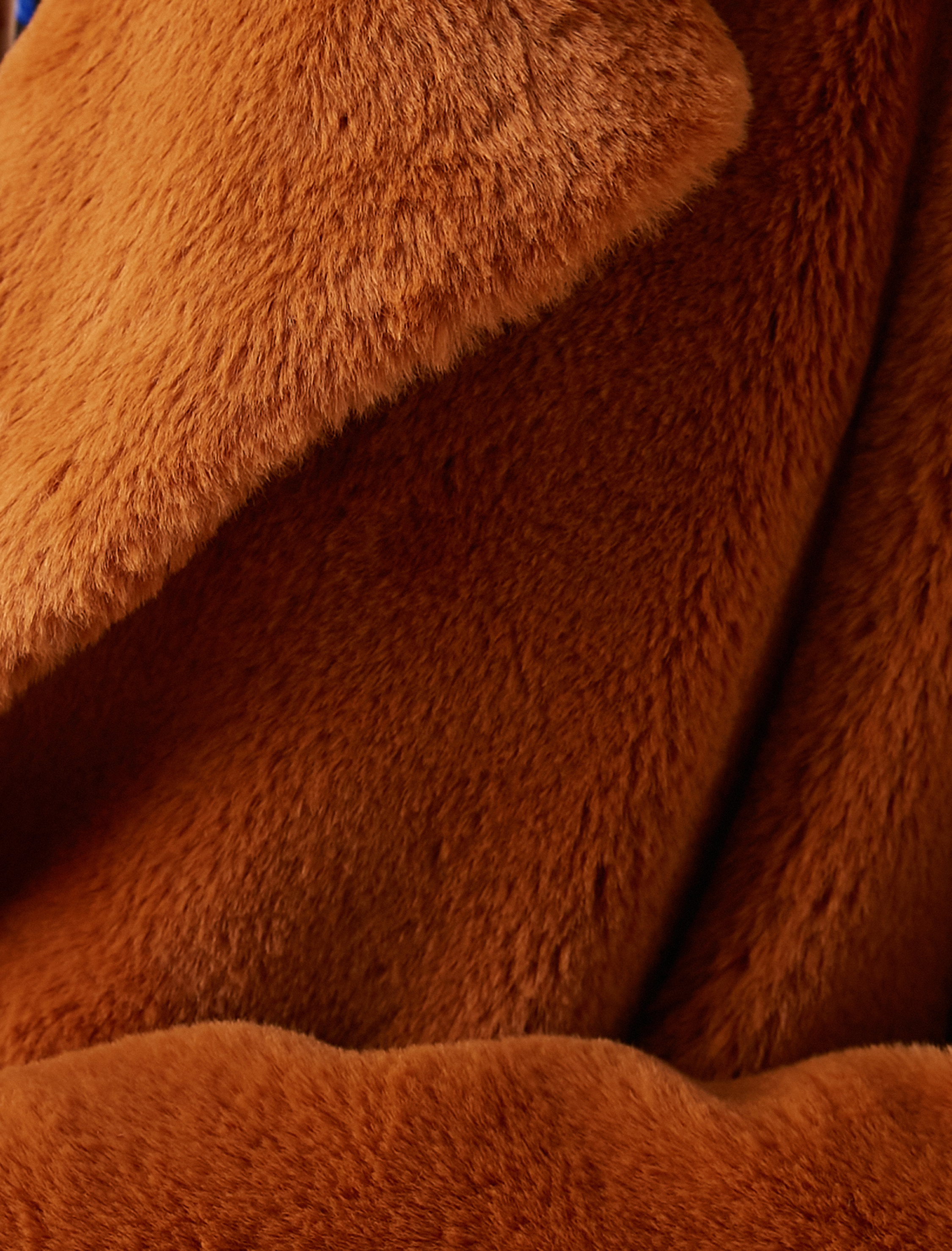   Oversize Suni Kürk Kaban