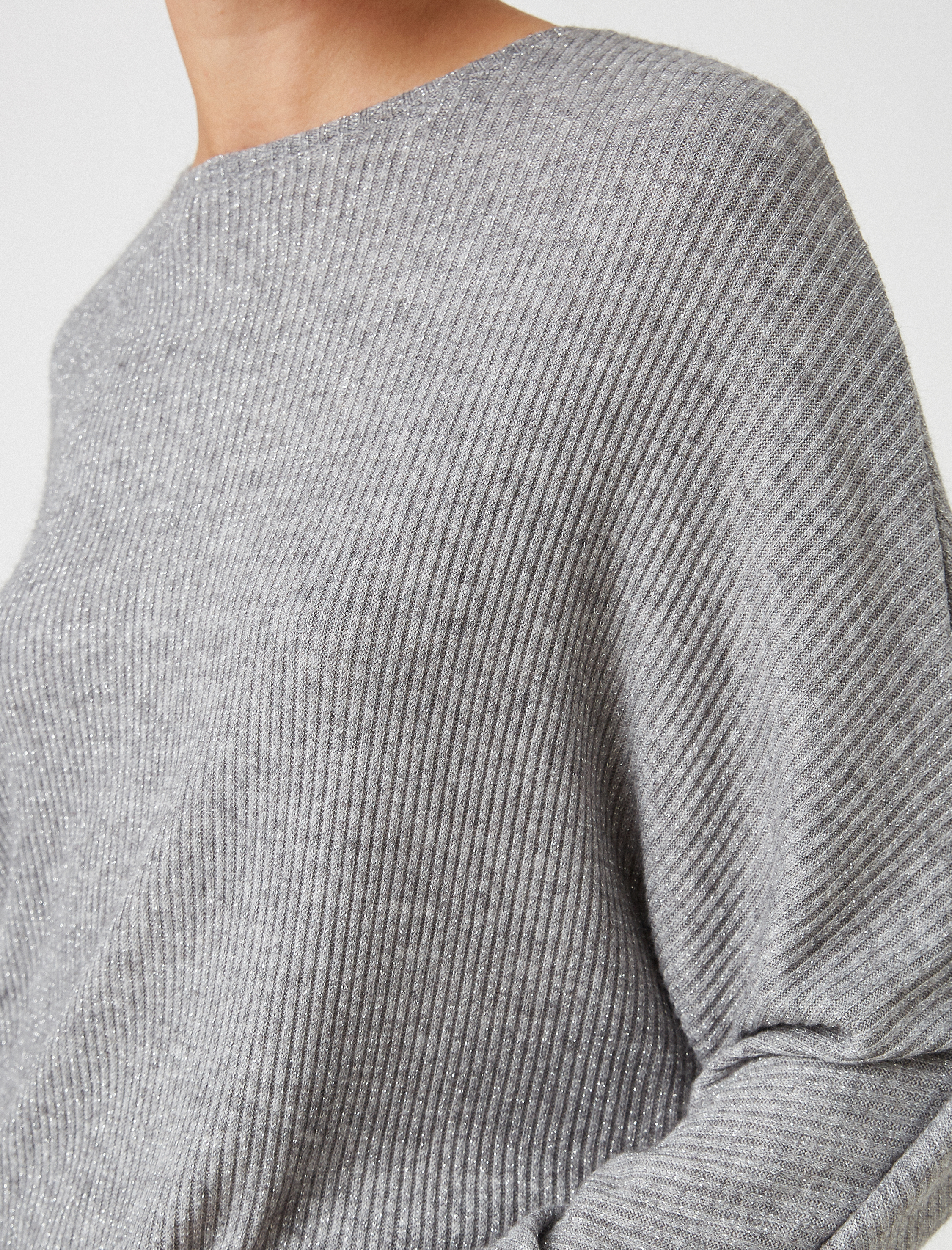 Bisiklet Yaka Oversize Kazak