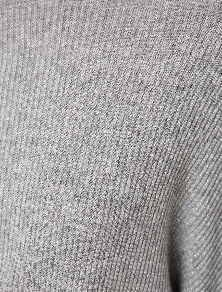   Bisiklet Yaka Oversize Kazak