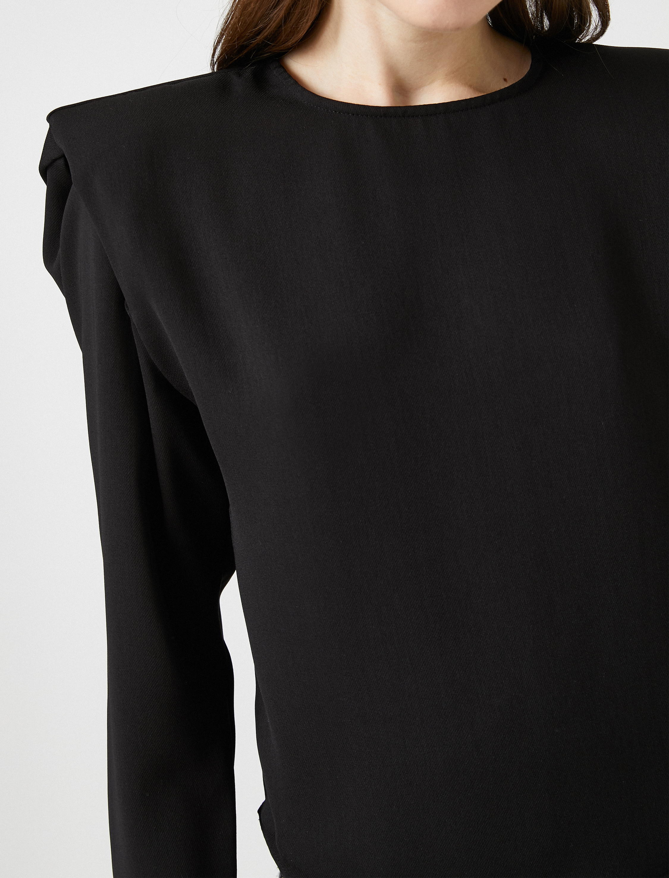   Vatkalı Uzun Kollu Bluz