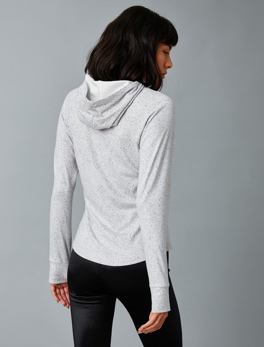   Kapüşonlu Spor Sweatshirt