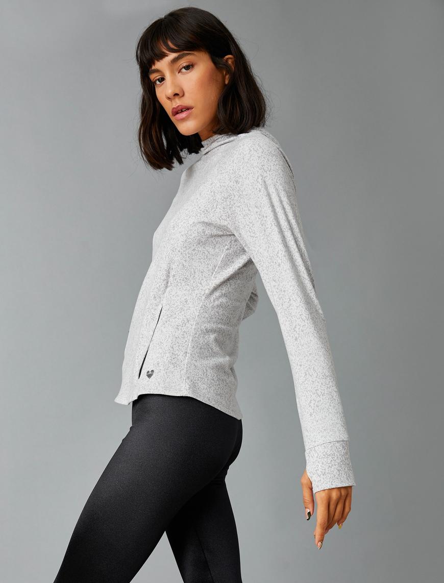   Kapüşonlu Spor Sweatshirt