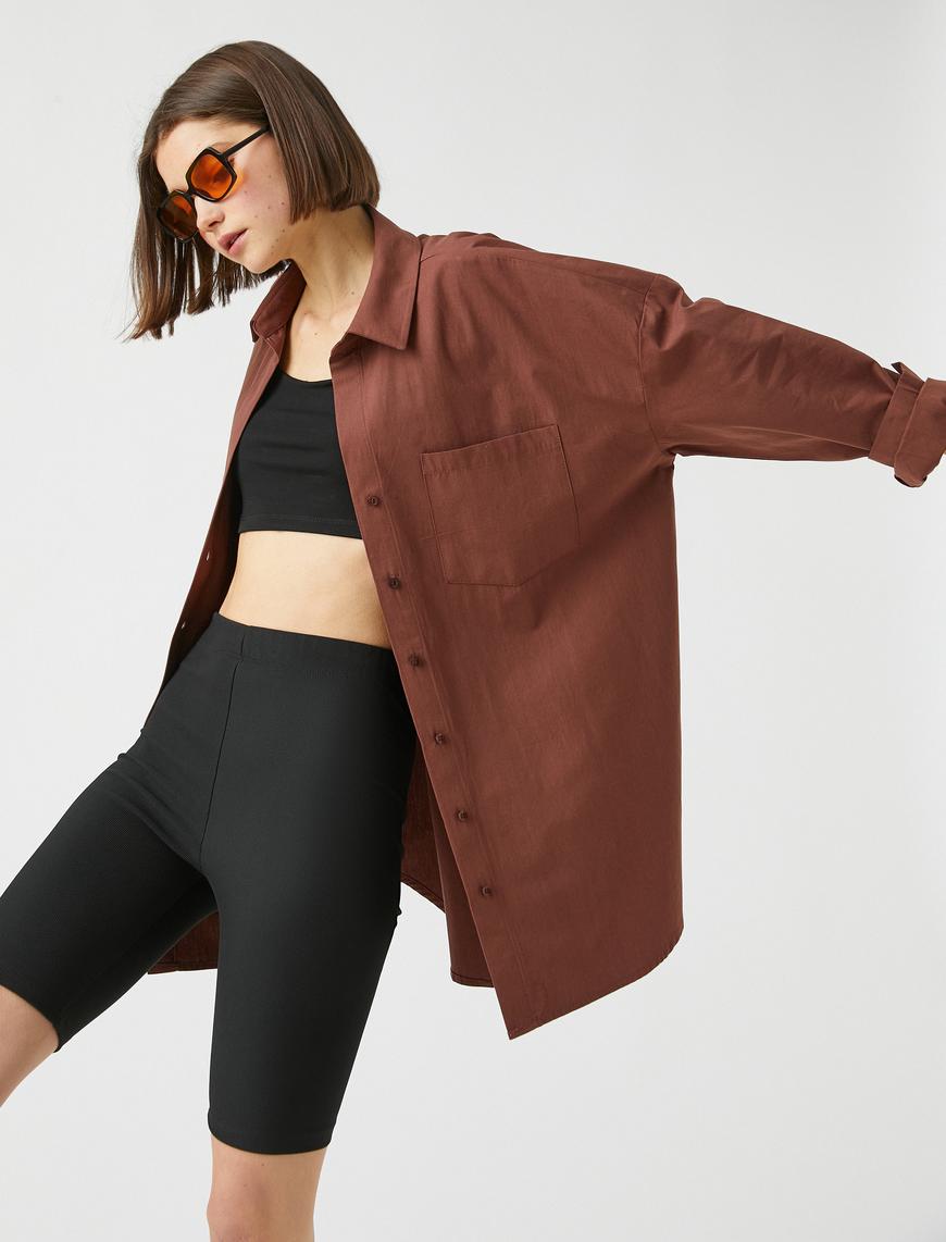   Oversize Poplin Gömlek