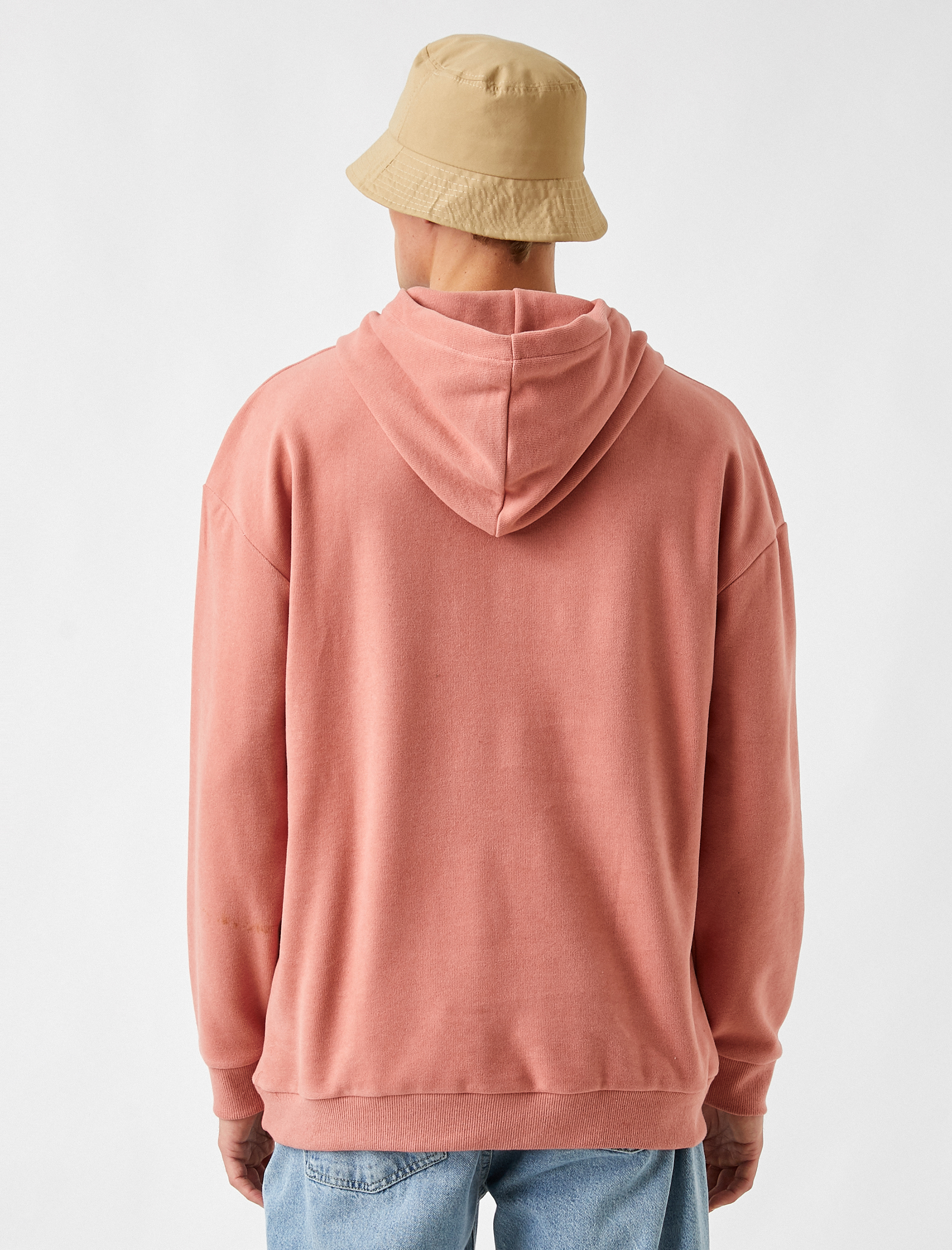   Goril İşlemeli Kapüşonlu Sweatshirt