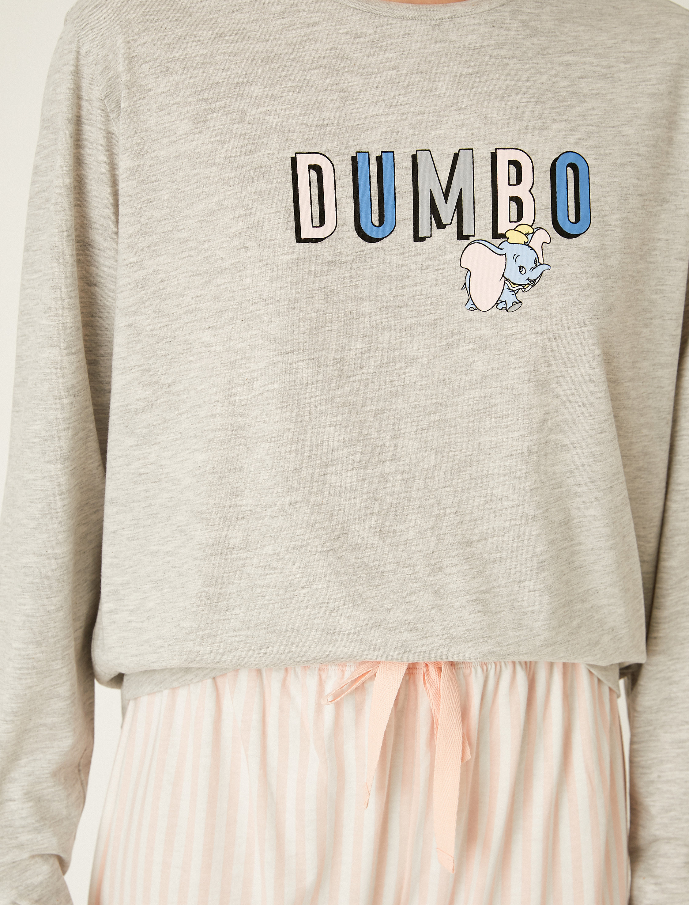   Dumbo Lisanslı Baskılı Uzun Kollu Pijama Takımı