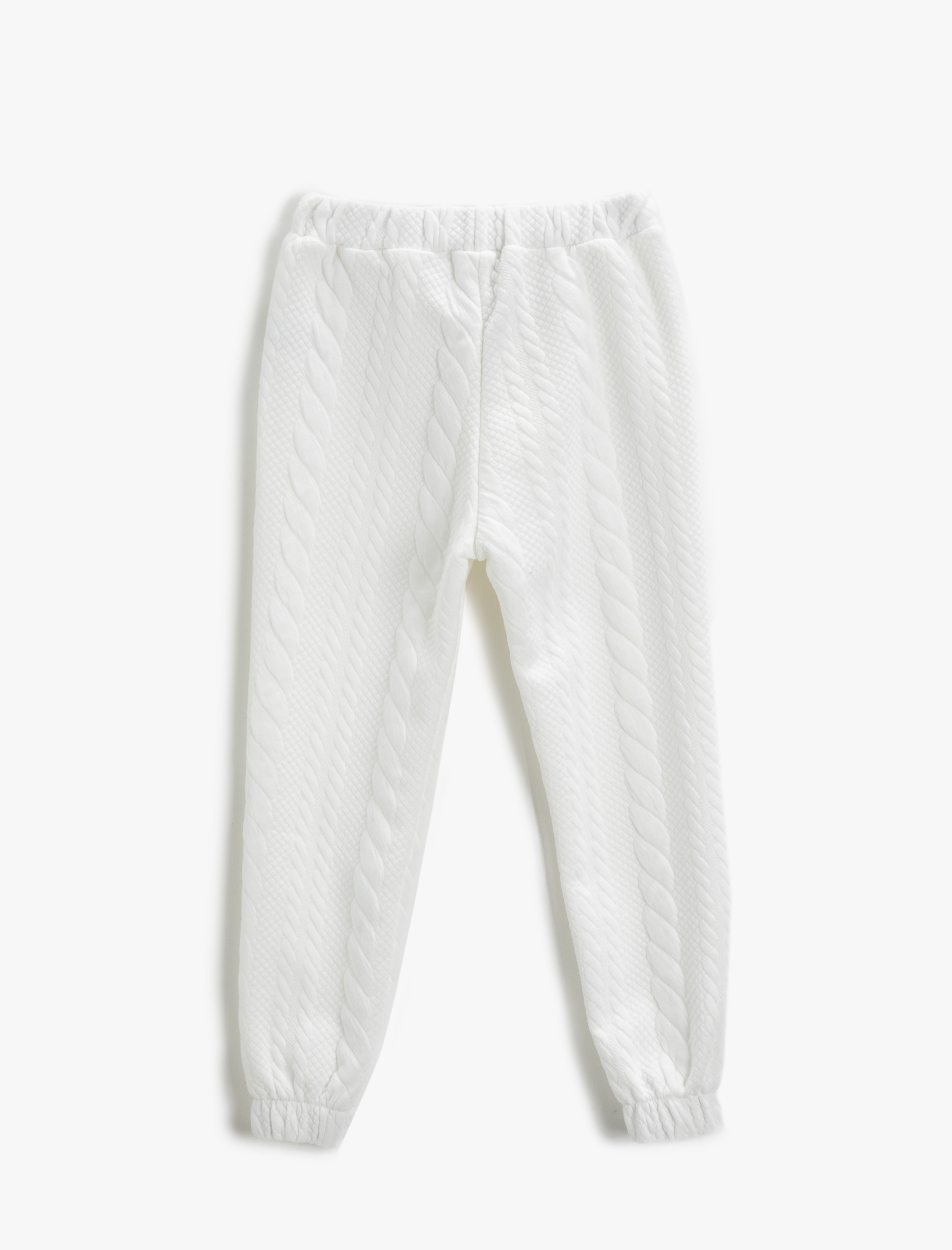  Kız Çocuk Basic Eşofman Altı Jogger Dokulu