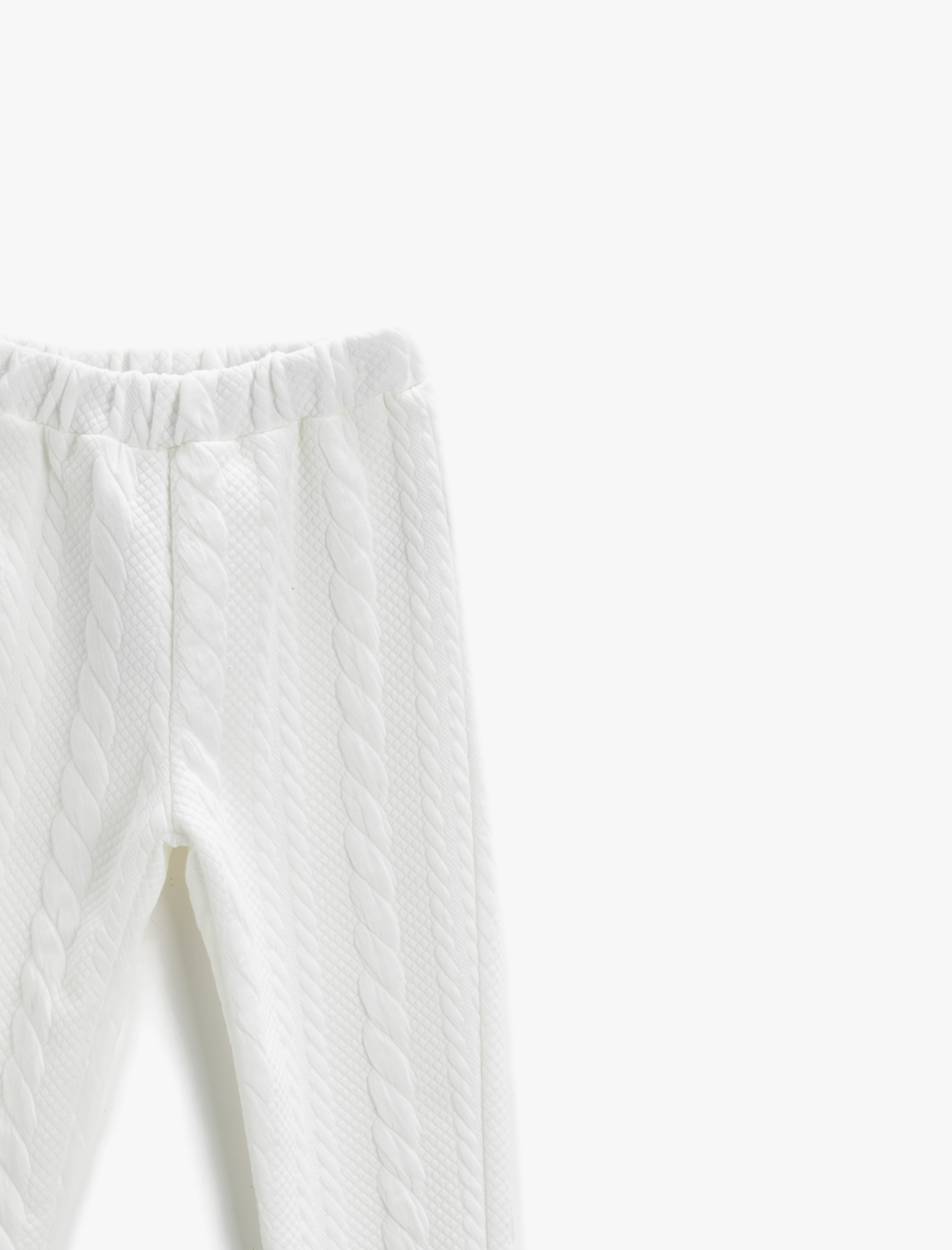  Kız Çocuk Basic Eşofman Altı Jogger Dokulu