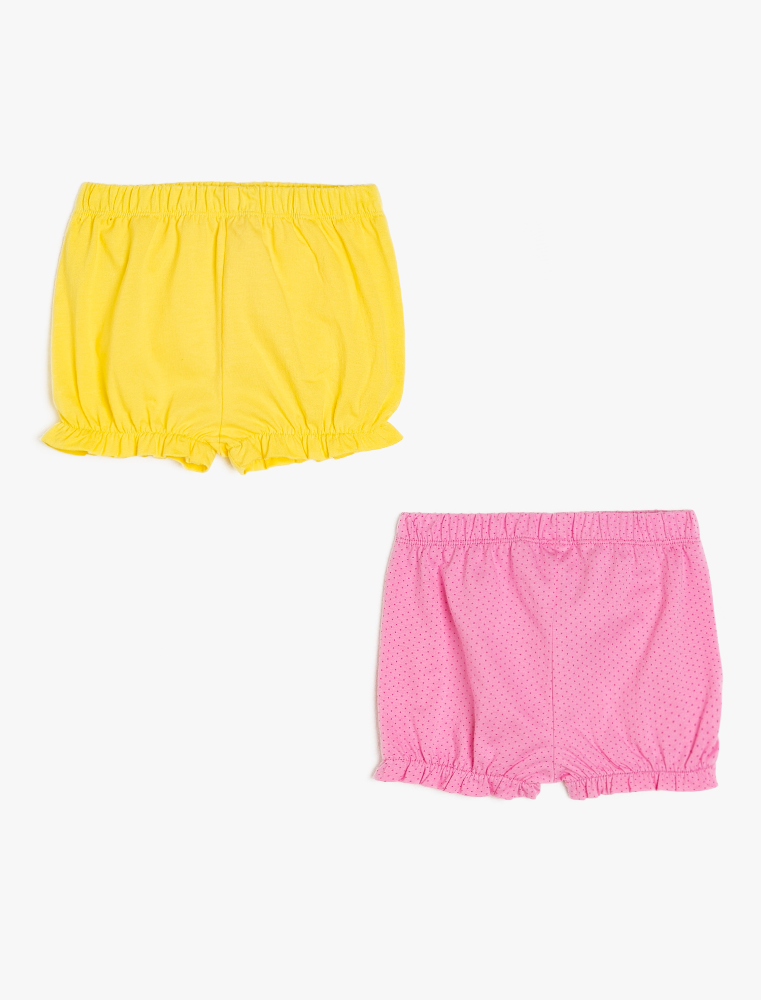  Kız Bebek 2'li Şort Desenli