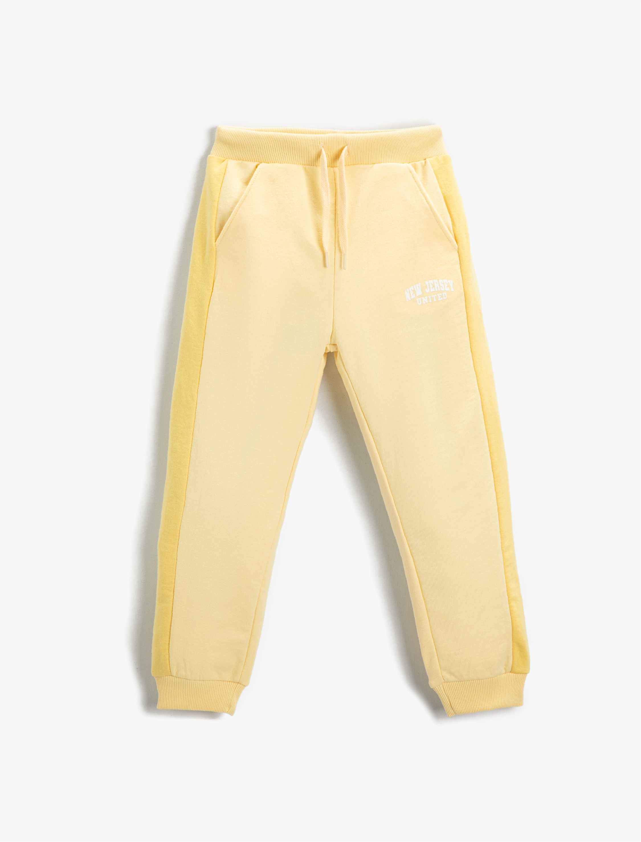  Erkek Çocuk Baskılı Jogger Eşofman Altı Beli Bağcıklı