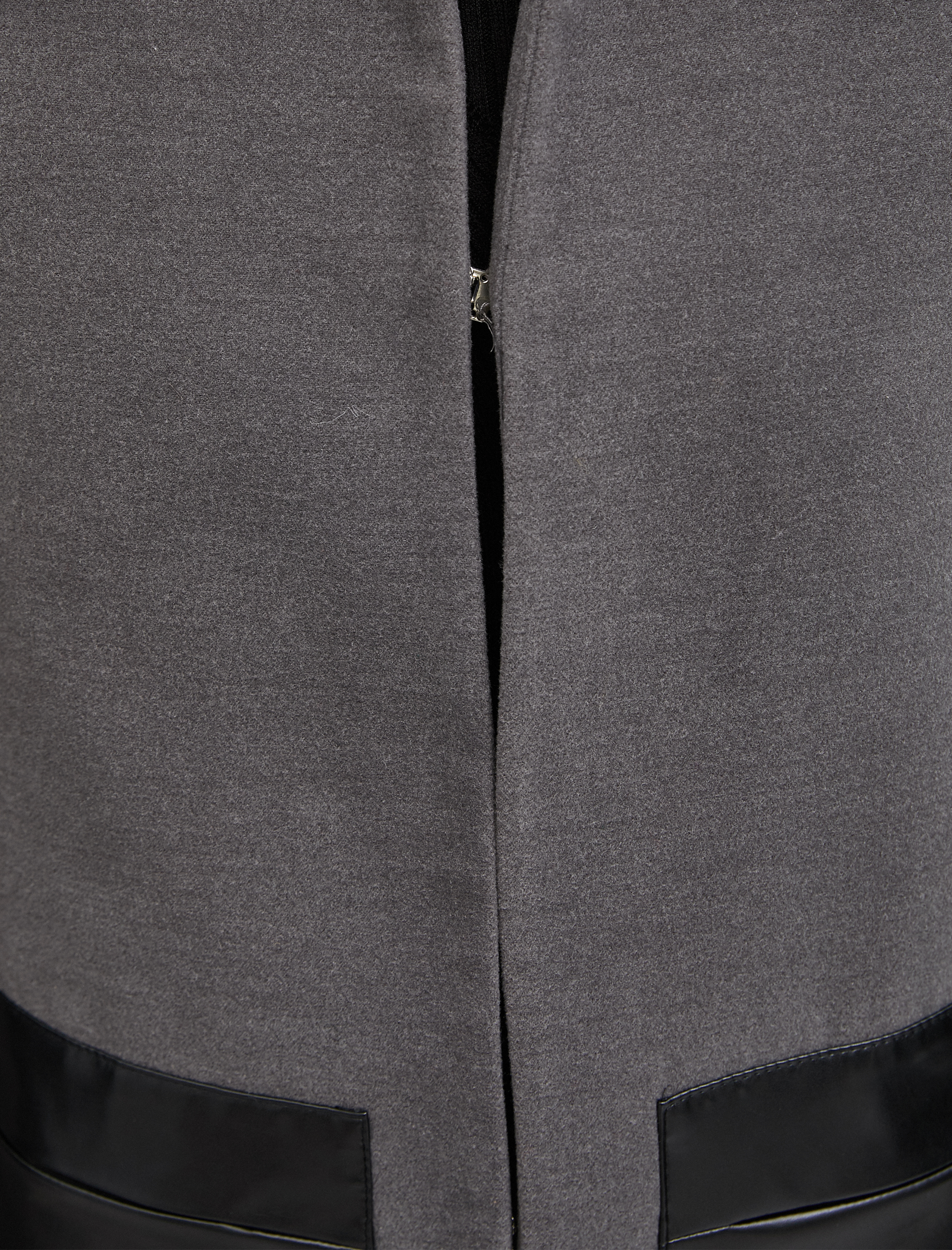   Yakası Suni Kürklü Kaban