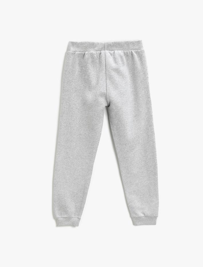 Kız Çocuk Unicorn Baskılı Jogger Eşofman Altı Beli Lastikli