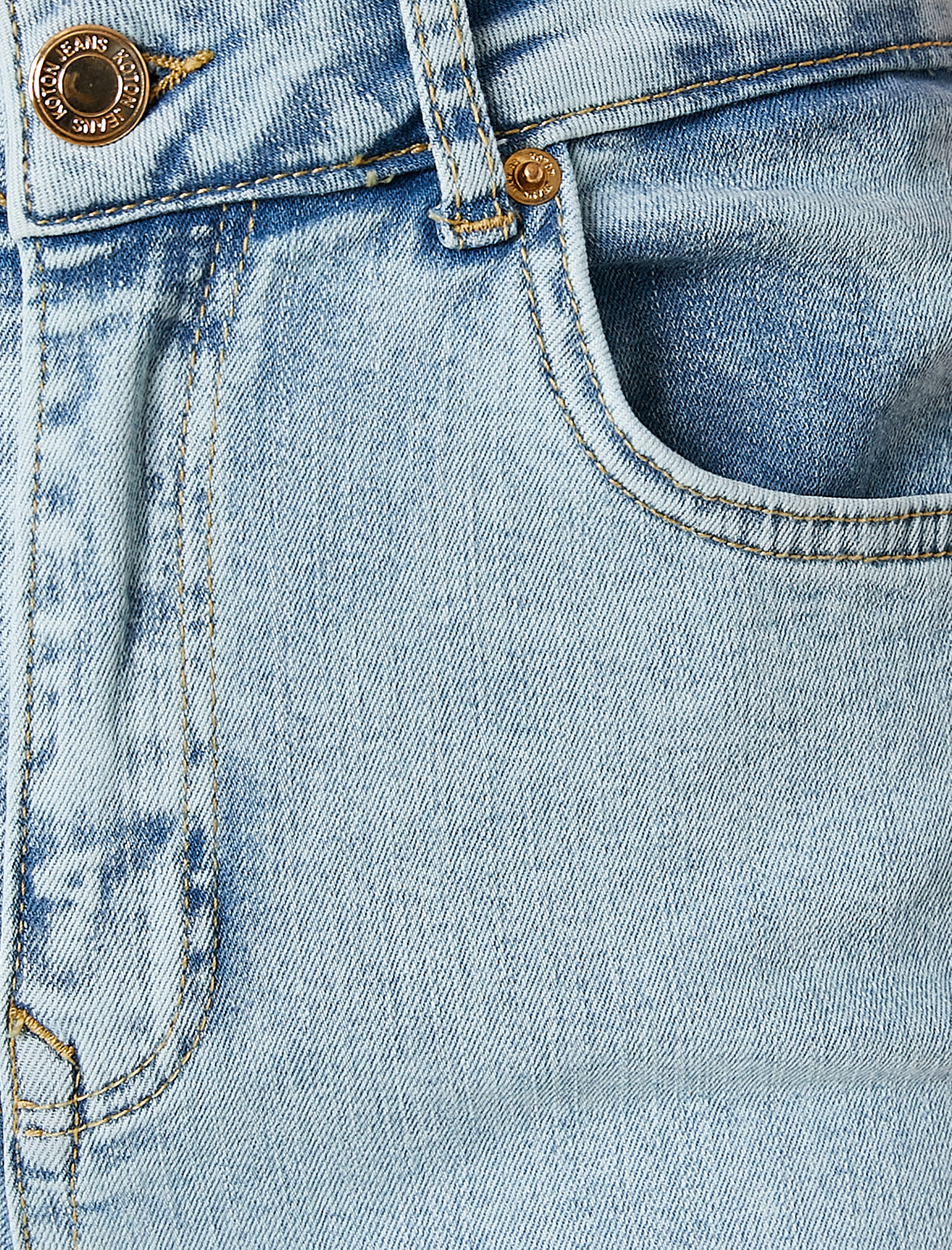   Dar Paça Kot Pantolon Dar Kesim Yüksek Bel - Carmen Jean