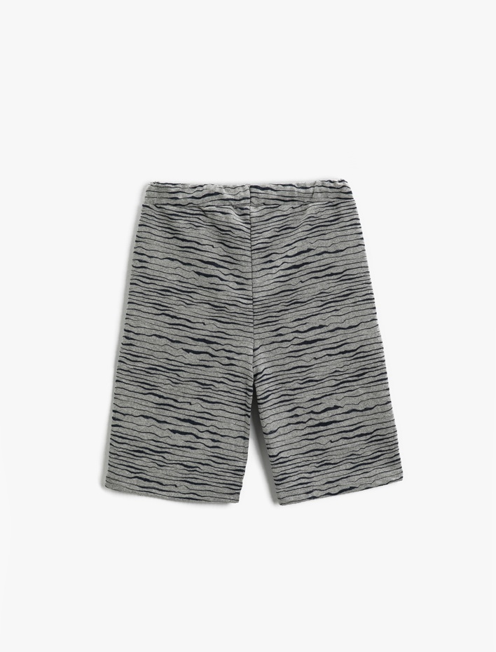 Erkek Çocuk Çizgili Bağcıklı Şort