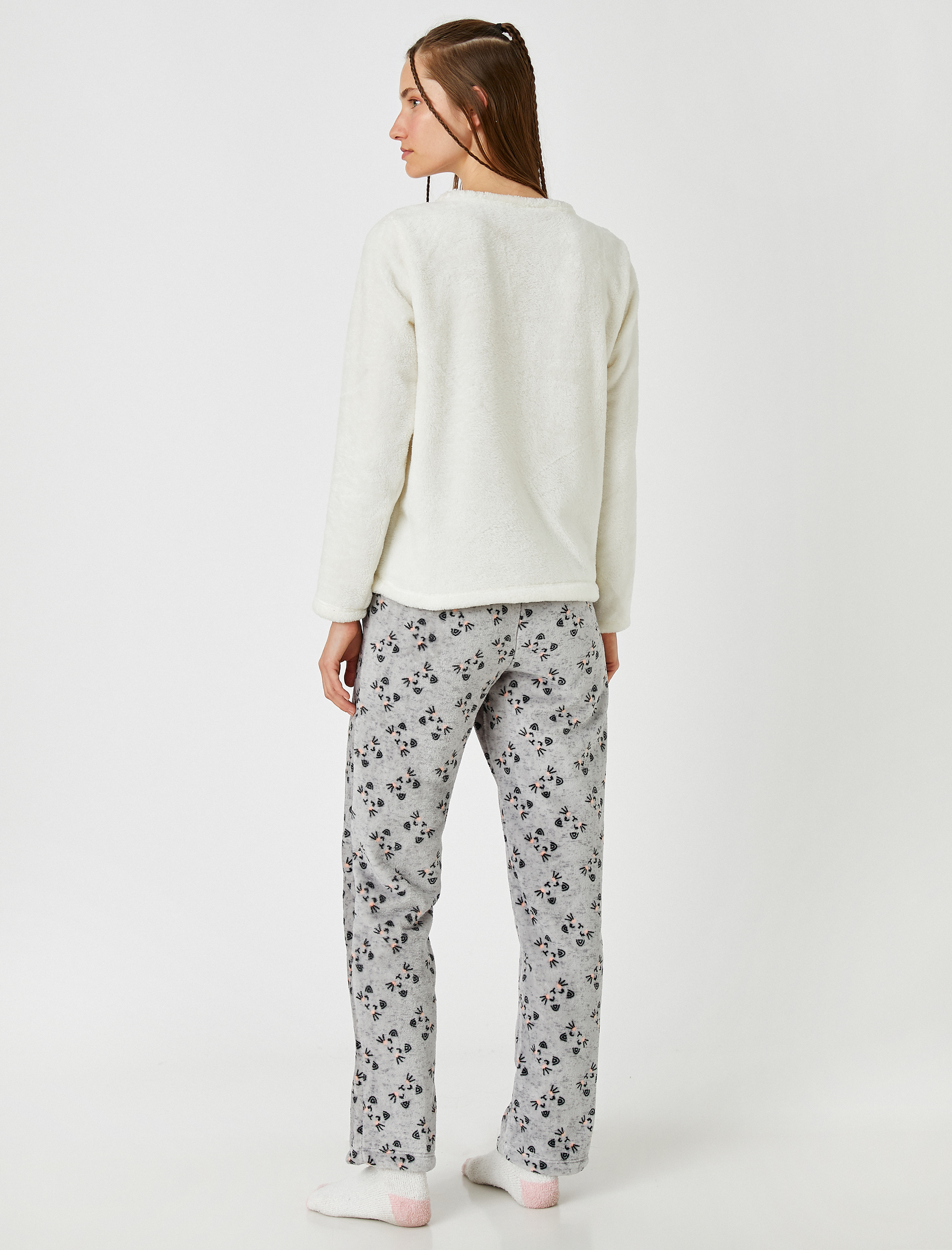   Polar Pijama Takımı İşlemeli