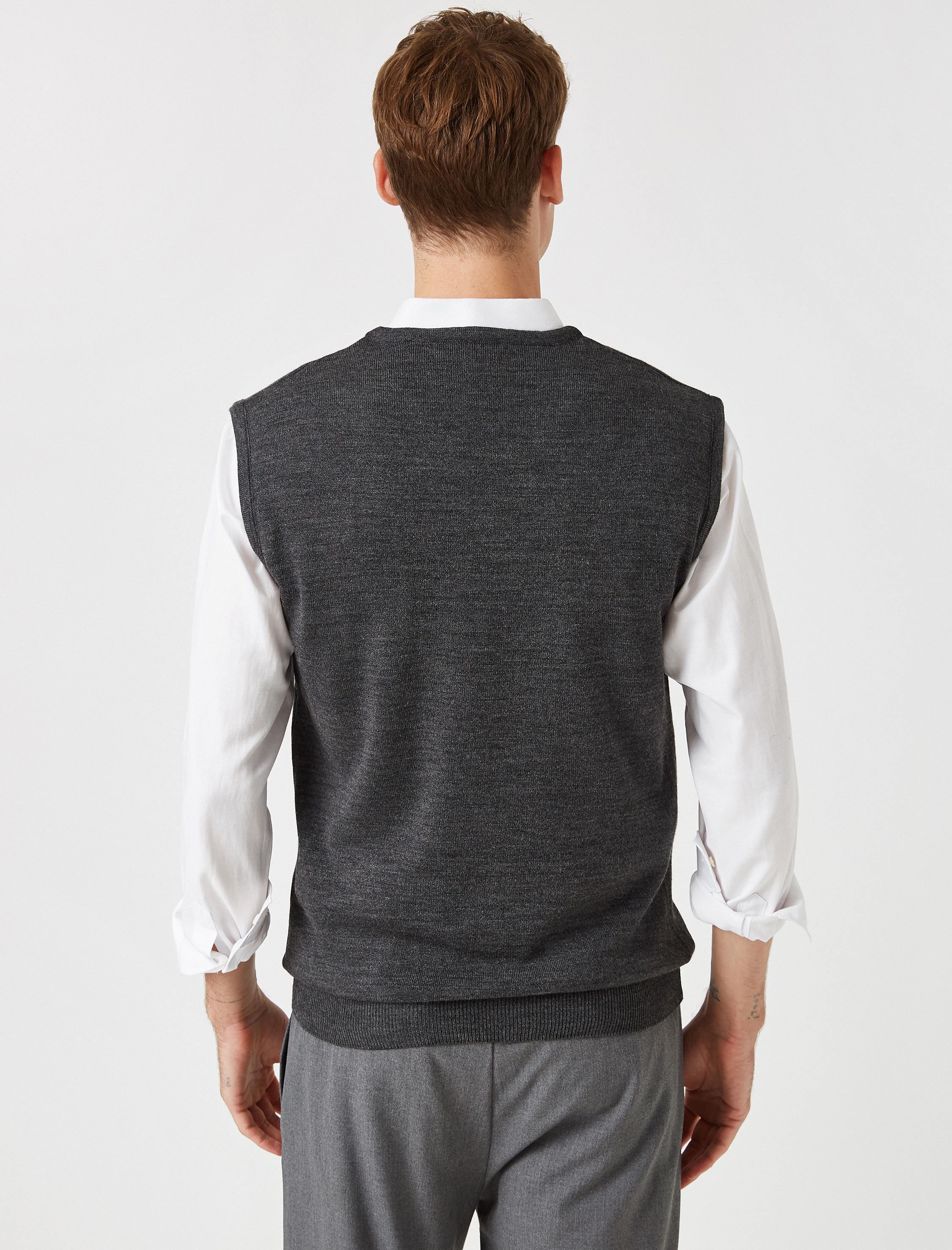 Triko Süveter V Yaka