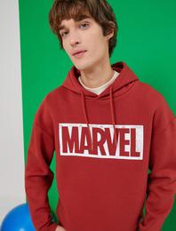 Marvel Sweatshirt Şardonlu Lisanslı Baskılı