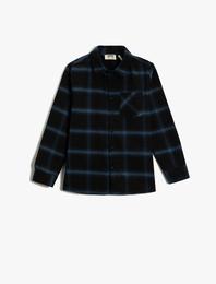 Oduncu Gömleği Düğmeli