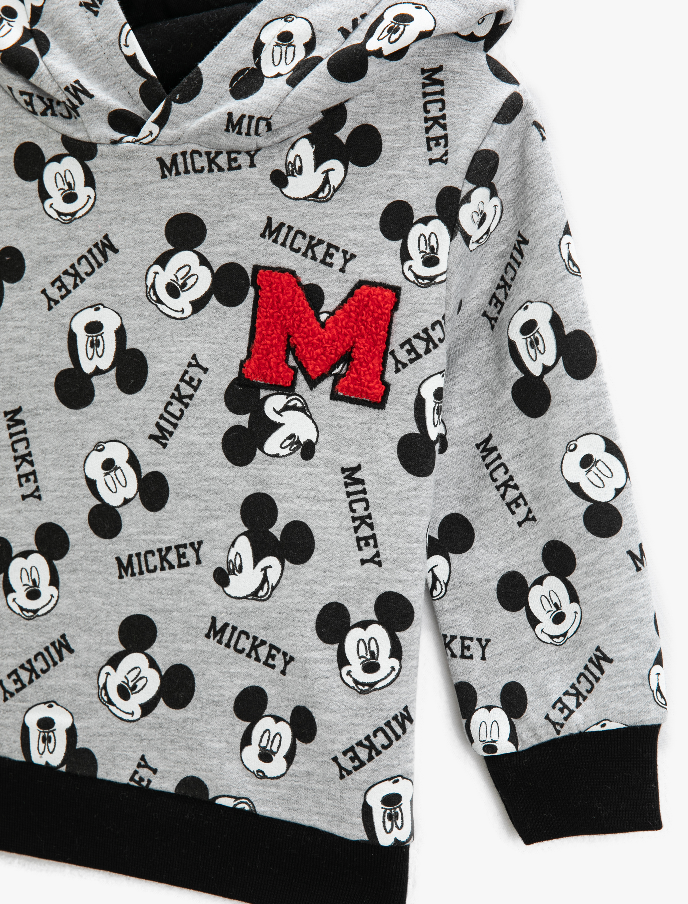  Erkek Bebek Minnie Mouse Baskılı Lisanslı Kapüşonlu Sweatshirt