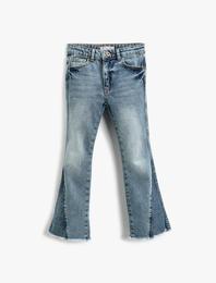 İspanyol Paça Kot Pantolon - Flare Jean