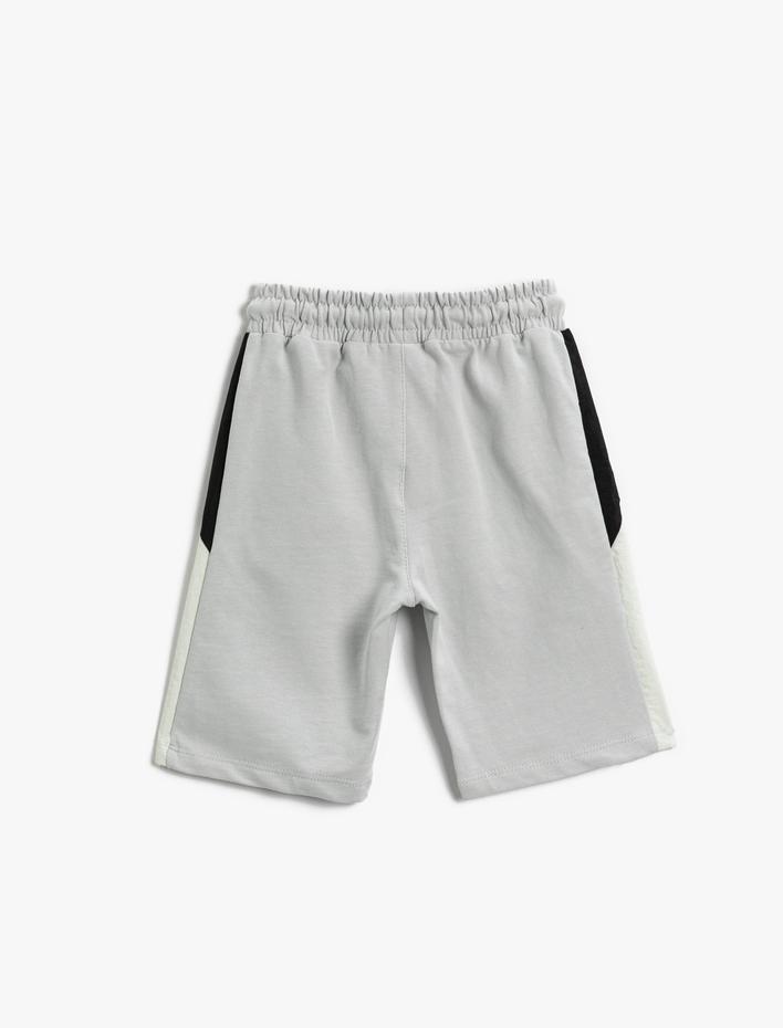 Erkek Çocuk Pamuklu Şort Beli Bağlamalı