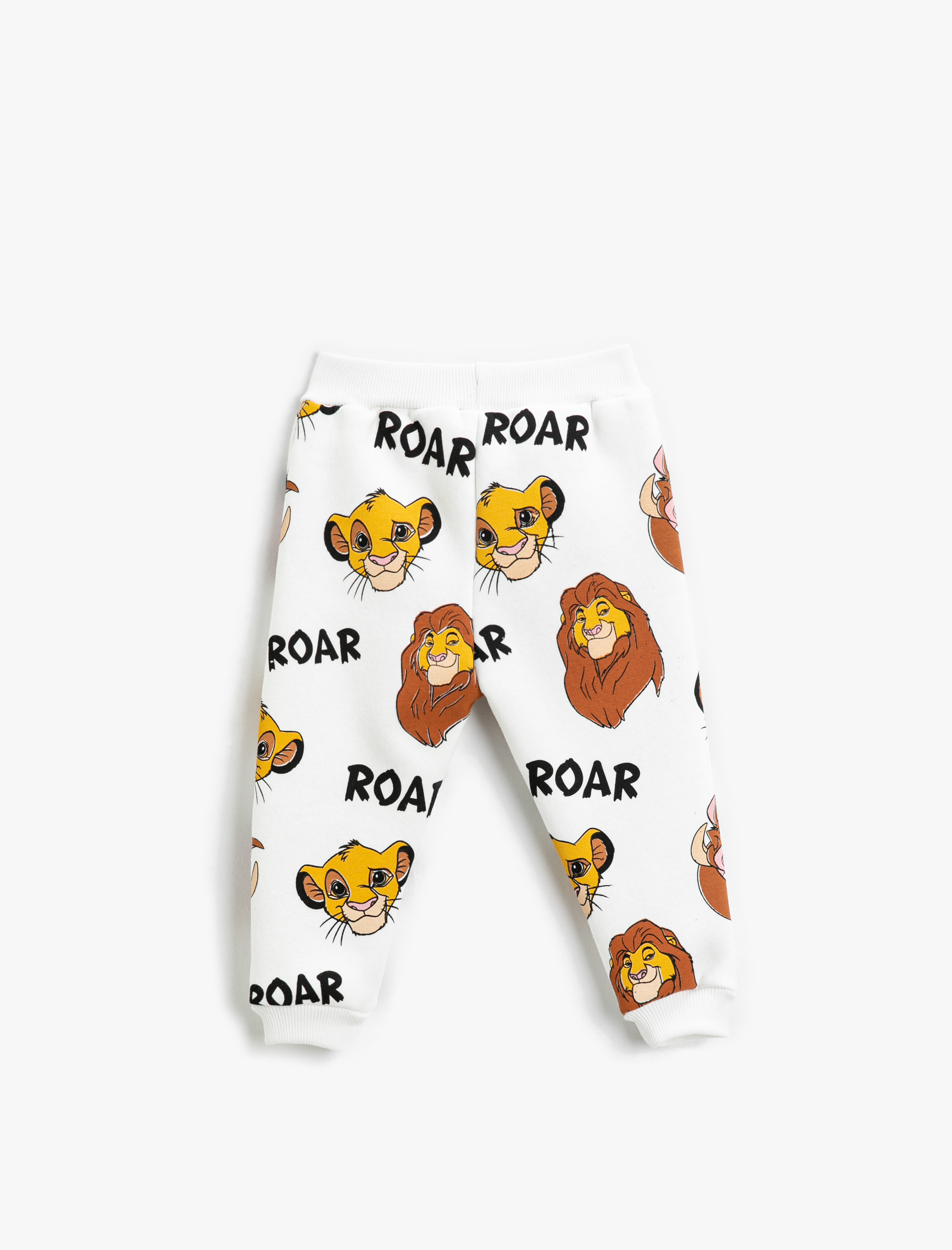 Erkek Bebek Aslan Kral Baskılı Eşofman Altı Lisanslı Şardonlu